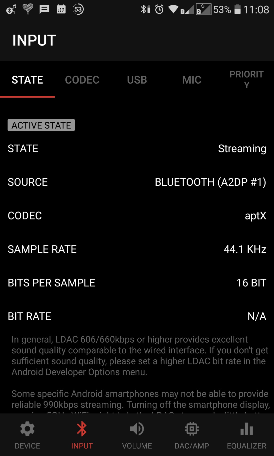 Qudelix-5K Bluetooth USB DAC AMP with LDAC, aptX Adaptive, aptX HD, AAC (Dual ES9219 3.5mm Unbalanced & 2.5mm Balanced Output) customer photo 1