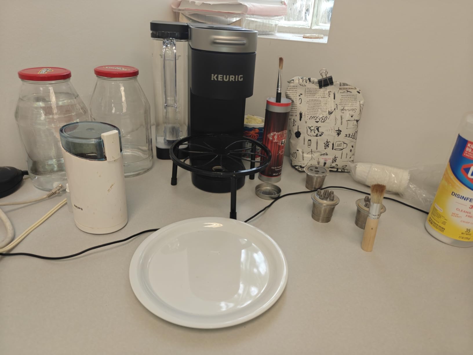 K-Supreme Single Serve K-Cup Pod Coffee Maker, MultiStream Technology, 4 Brew Sizes, 66oz Dual-Position Removable Reservoir, Gray customer photo 2