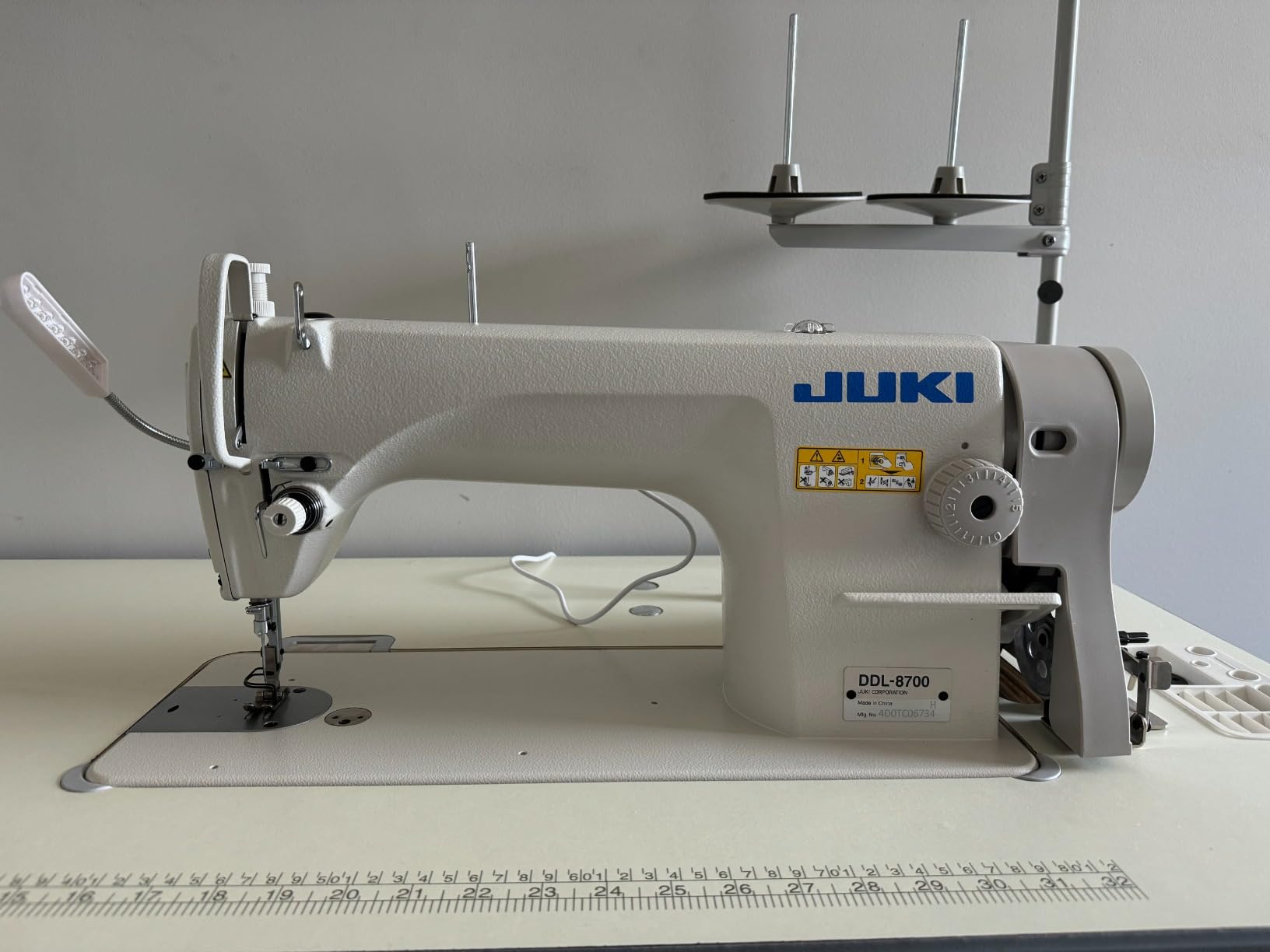 Juki Heavy Material Industrial Straight Stitch Sewing Machine, Table & Servo Motor Assembly Required customer photo 1