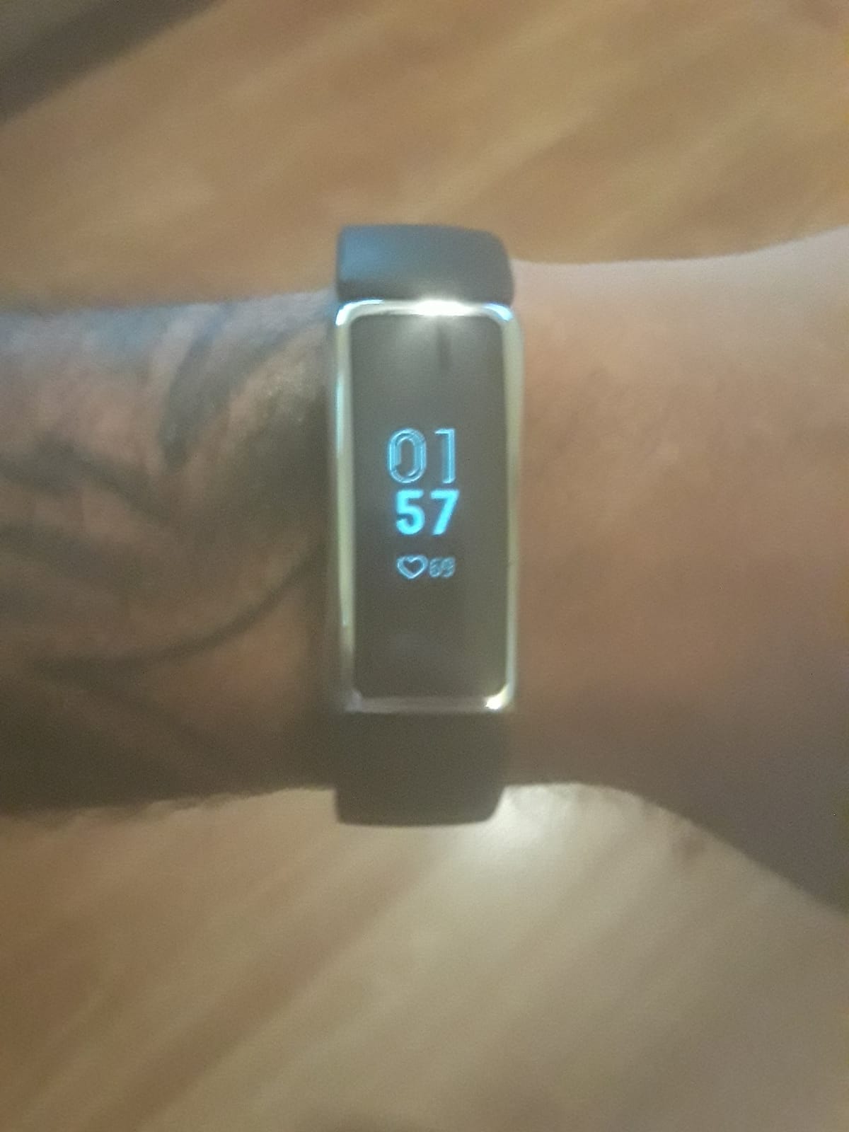 Fitbit Inspire 2 Health & Fitness Tracker with a Free 1-Year Fitbit Premium Trial, 24/7 Heart Rate, Black/Black, One Size (S & L Bands Included) customer photo 1