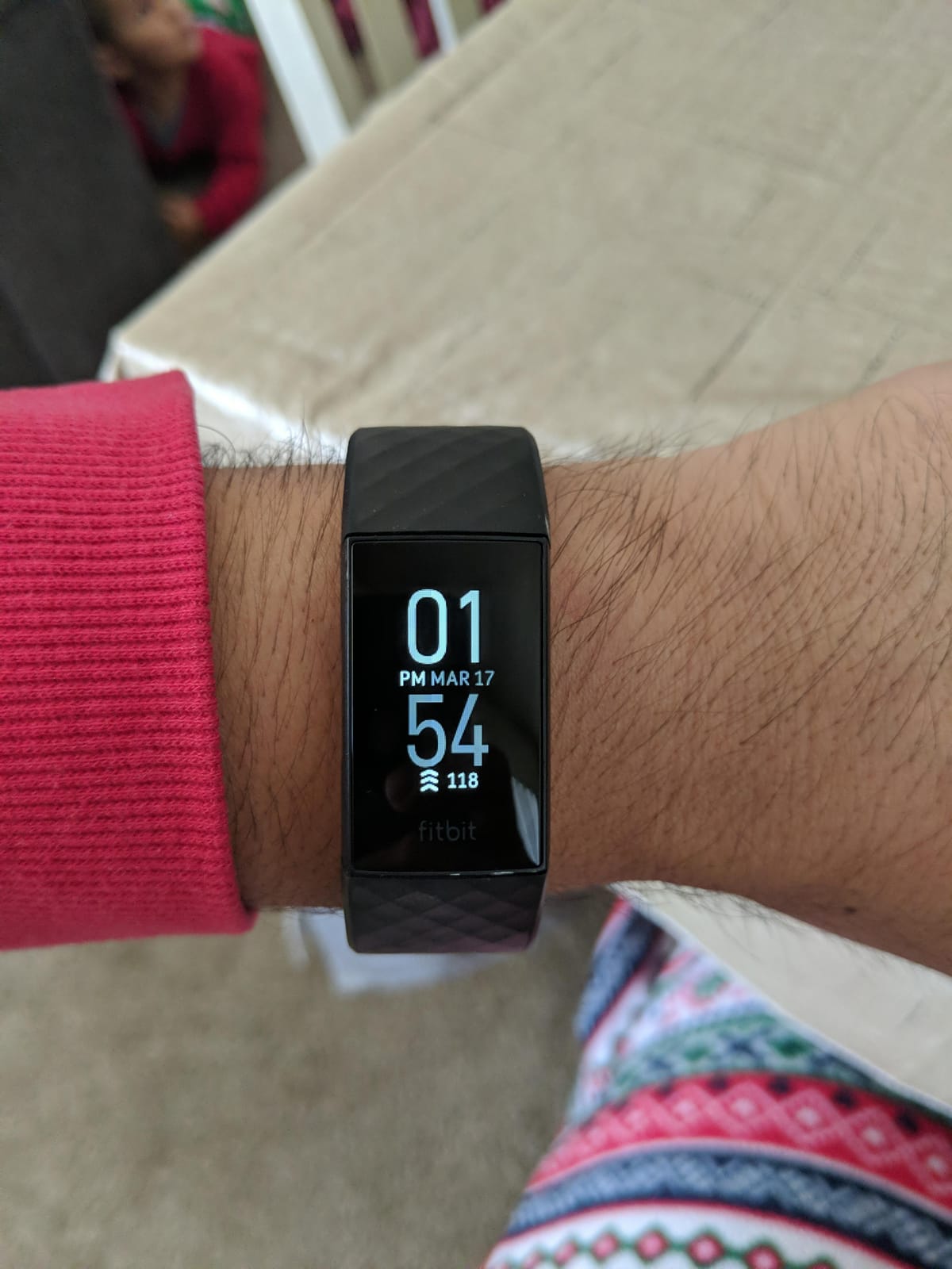 Charge 4 Black Advanced Fitness Tracker customer photo 1