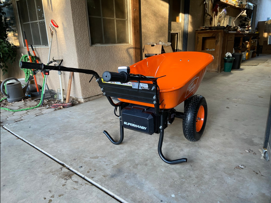 SuperHandy Electric Wheelbarrow Utility Cart, 48V, 330 lb, Power Wagon customer photo 1