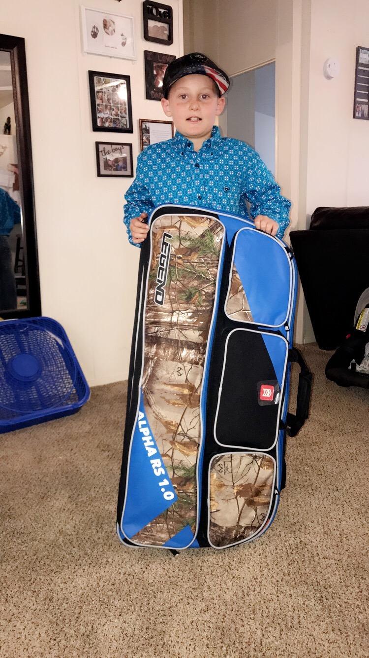 LEGEND Alpha Compound Bow Case - Securely Fits MTM Ultra Compact Arrow Cases - Archery Bow Bag with Back & Shoulder Straps - Includes Cam Protectors, Soft Padding, and Extra Pockets 37