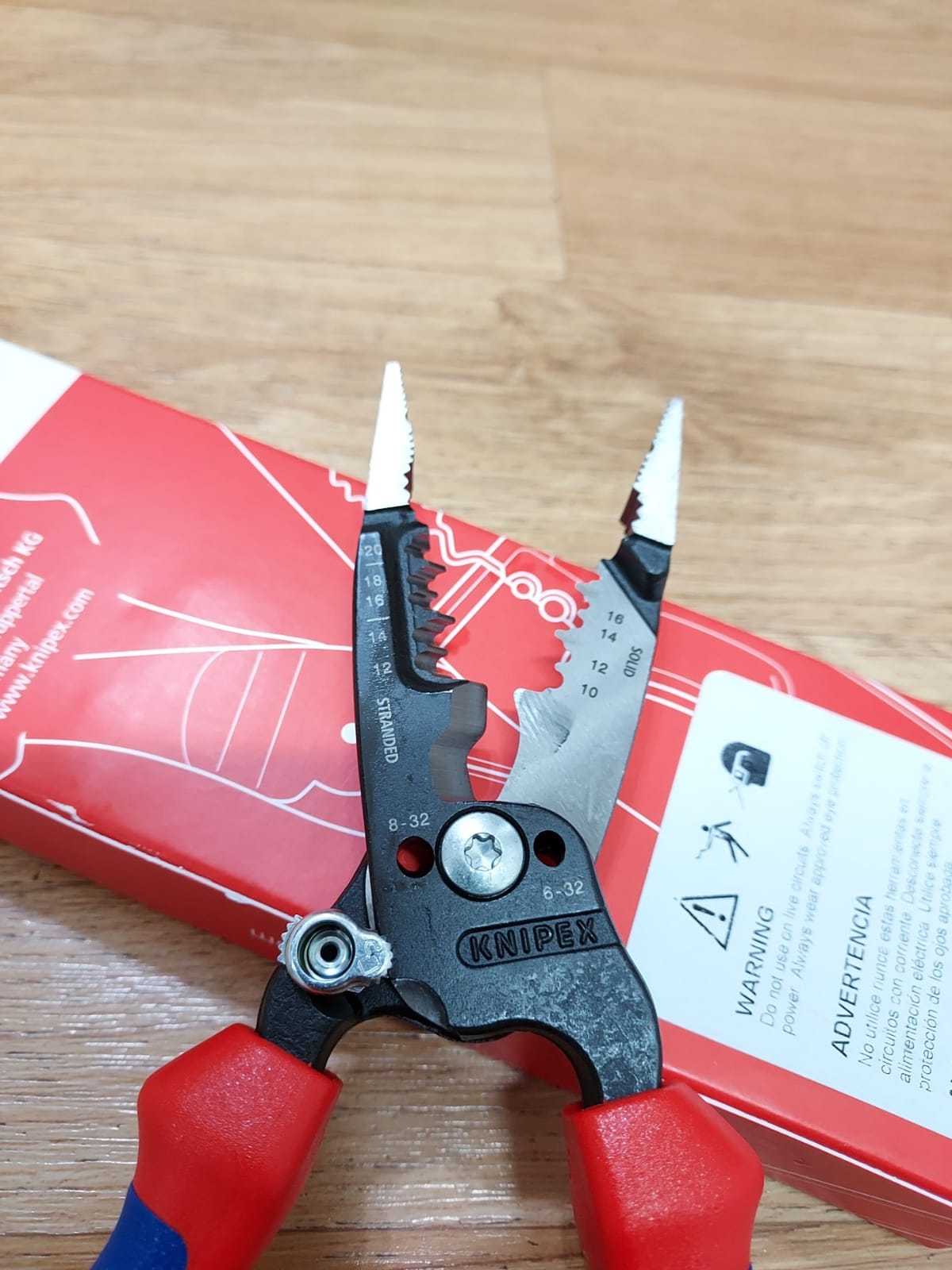 KNIPEX Tools 13 72 8 Forged Wire Stripper, 8-Inch customer photo 2