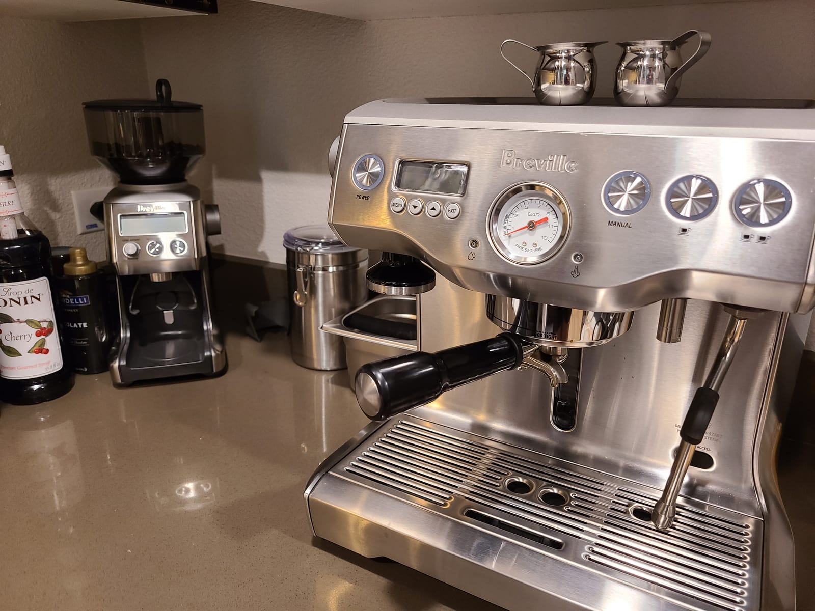 Breville Dynamic Duo Dual Boiler Espresso Machine and Smart Grinder Pro Package, Stainless Steel - BEP920BSS customer photo 2