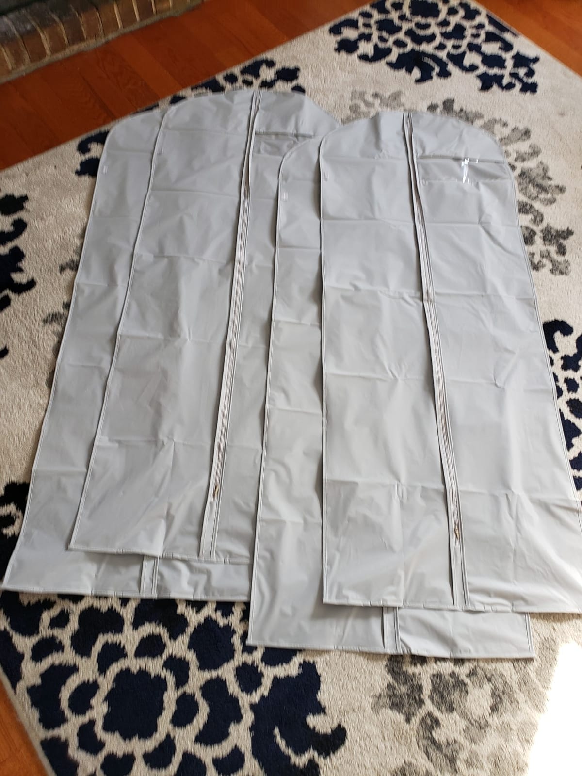 Dress Bags for Gowns Long, 65'' Long Dress Clear Garment Bag(Set of 2, 23.3'' X 65'') customer photo 2