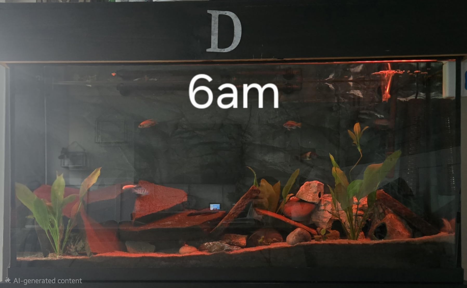 hygger 42W 24/7 Lighting Aquarium LED Light, Sunrise-Daylight-Moonlight Mode and DIY Mode, Timer Adjustable Brightness Fish Tank Light with Extendable Bracket 7 Colors for Planted Tank customer photo 2