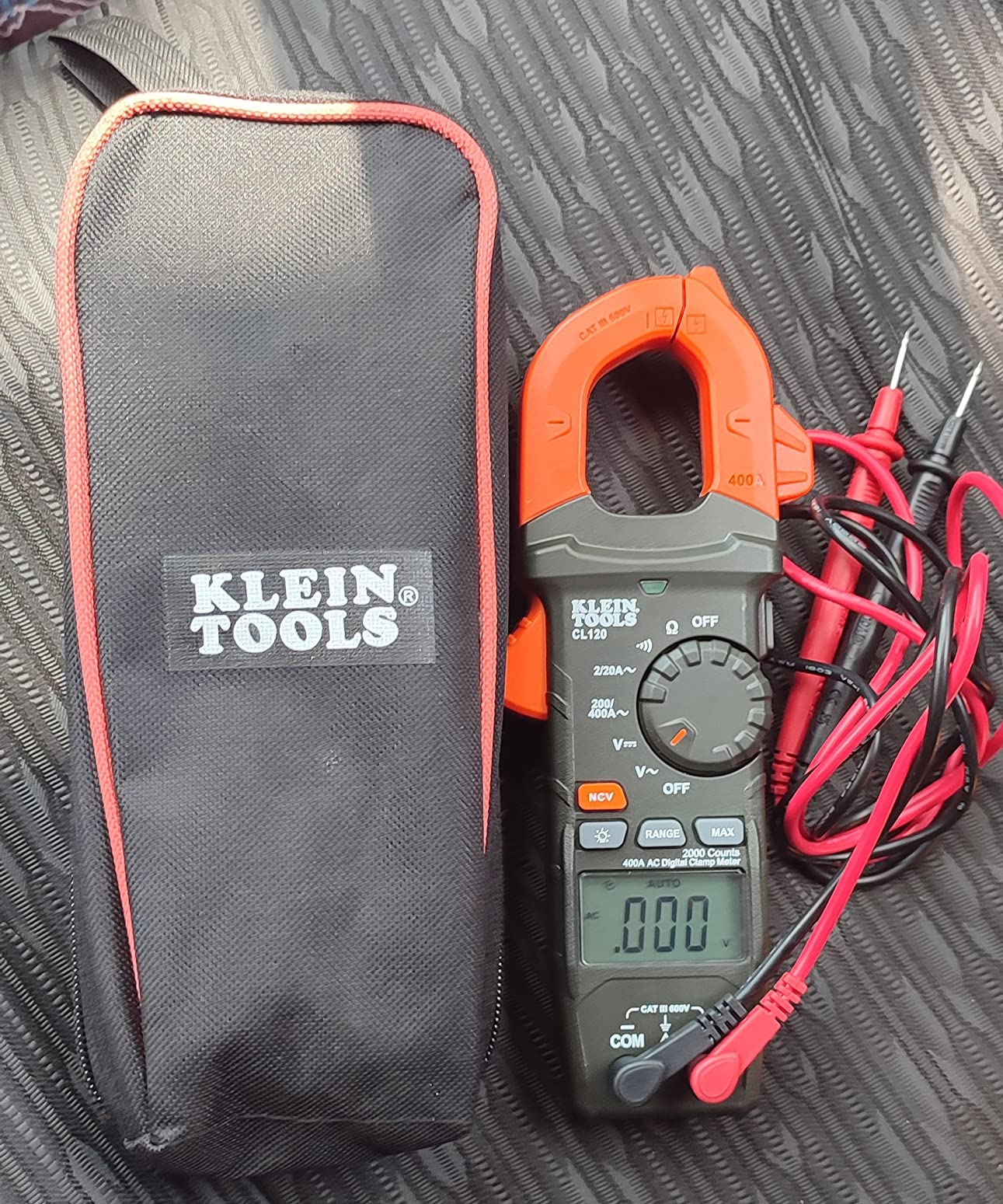 Klein Tools CL120VP Electrical Voltage Test Kit with Clamp Meter, Three Testers, Test Leads, Pouch and Batteries customer photo 1