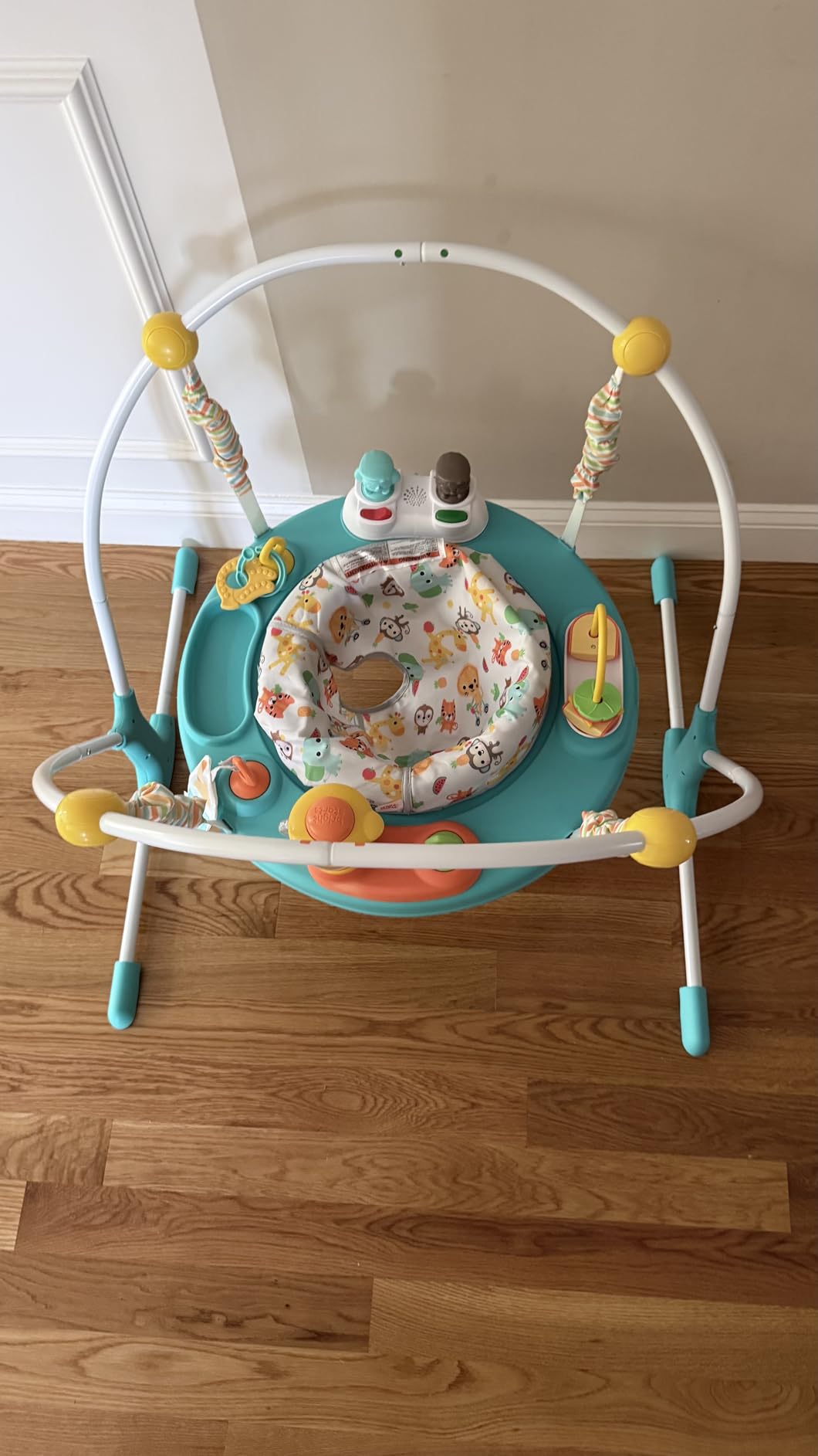 Bright Starts Bounce Bounce Baby 2-in-1 Activity Jumper & Table - Playful Palms customer photo 1