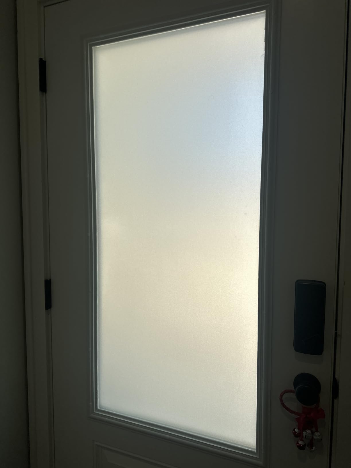 HIDBEA Frosted Window Privacy Film, Non Adhesive, 23.6 x 78.7 Inch | Static Cling Frosting Glass Stickers, Sun UV Blocking, Heat Control, Reusable Door Covering Window Decals for Home Office customer photo 1