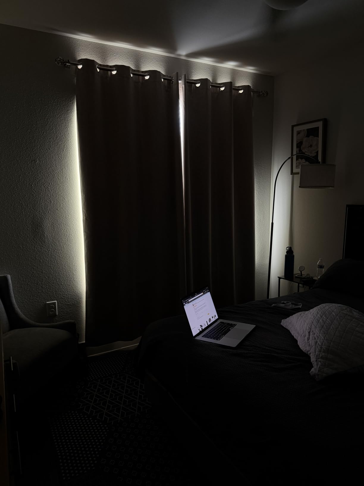 MIULEE 100% Blackout Linen Curtains for Bedroom 52x84 Inches Natural Beige customer photo 1