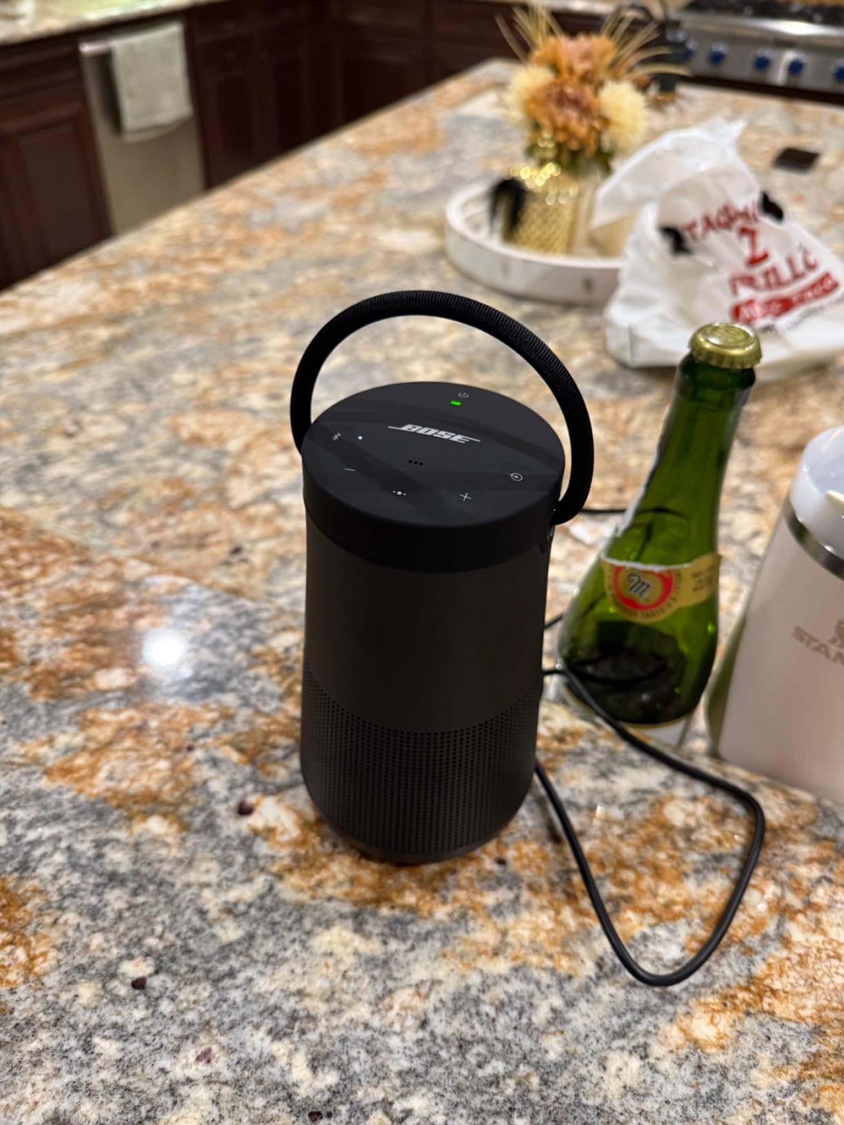 SoundLink Revolve+ (Series II) Bluetooth Speaker, Portable Speaker with Microphone, Wireless and Water Resistant with 360 Degree Sound, Long Lasting Battery and Handle, Black customer photo 2