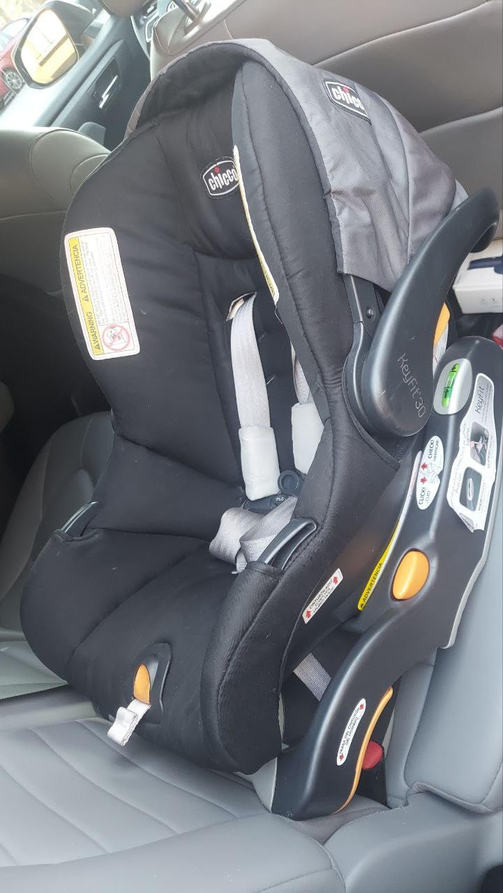 Chicco Bravo 3-in-1 Travel System, Quick-Fold Stroller with Car Seat | Camden/Black, KeyFit 30 car seat, 3 modes, UPF 50+ canopy, one-hand fold, all-wheel suspension, baby travel stroller customer photo 2
