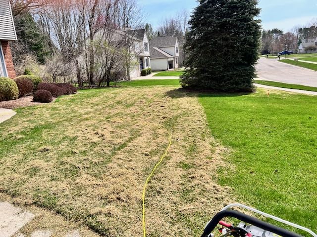 Sun Joe 15-Inch Lawn Dethatcher with Scarifier Blade Reel, AJ805E and Collection Bag - 13-Amp Corded Yard Power Rake Tool Machine for Grass Thatch Removal, Electric Powered customer photo 2