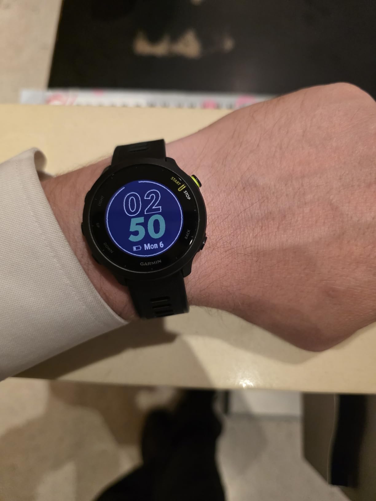 Garmin Forerunner 55, GPS Running Watch with Daily Suggested Workouts, Up to 2 Weeks of Battery Life, Black - 010-02562-00 customer photo 2