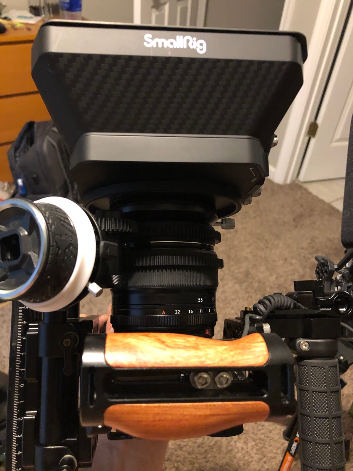 SmallRig Mini Follow Focus with A/B Stops & 15mm Rod Clamp and Snap-on Gear Ring Belt for DLSRs and Mirrorless Cameras, Fits Different Diameter Lenses Up to 114mm customer photo 2