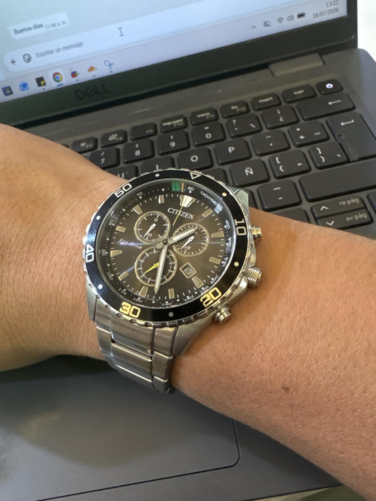 Men's Eco-Drive Weekender Sport Casual Chronograph Watch customer photo 1