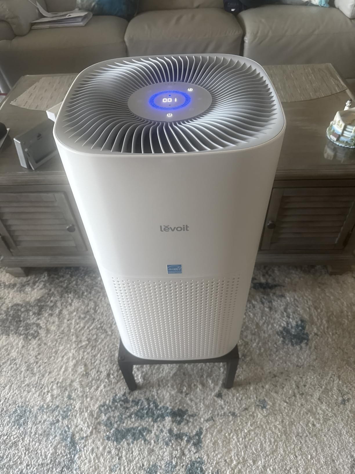 Levoit Smart Air Purifiers for Home Large Room up to 2933 Ft², Core 600S-P | HEPA Sleep Mode, Remote Control, by Alexa&APP, AHAM VERIFIDE, Energy efficient 3-in-1 Filter For Smoke, Pet Odor, Dust, White customer photo 1