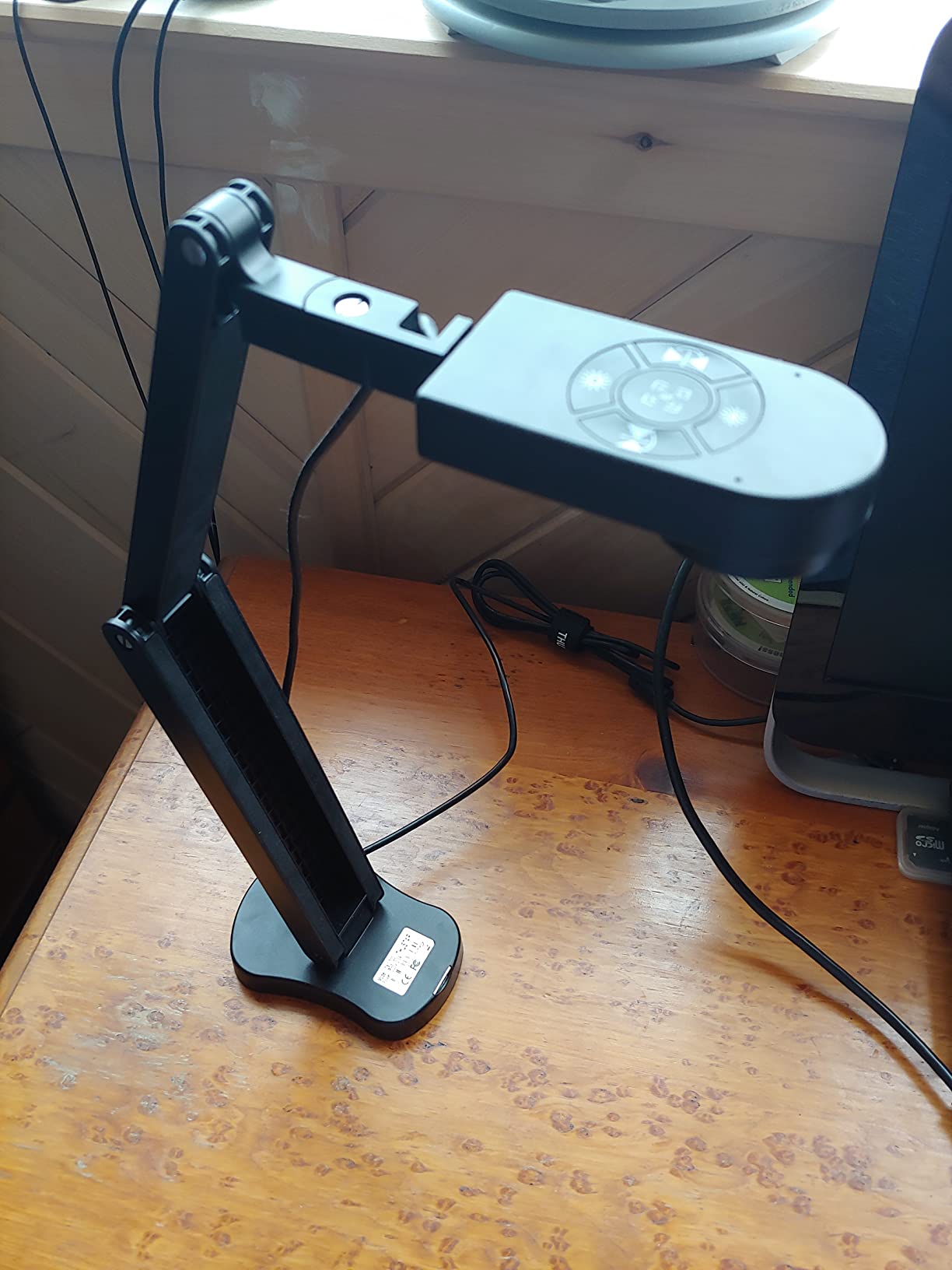 THUSTAR 8MP Document Camera & Webcam 4K with Dual Microphones, USB Visualiser A3-Size, 3-Level LED Lights, Image Invert Function, Fold, for Live Demo, Distance Education - Windows, macOS and Chrome OS customer photo 2