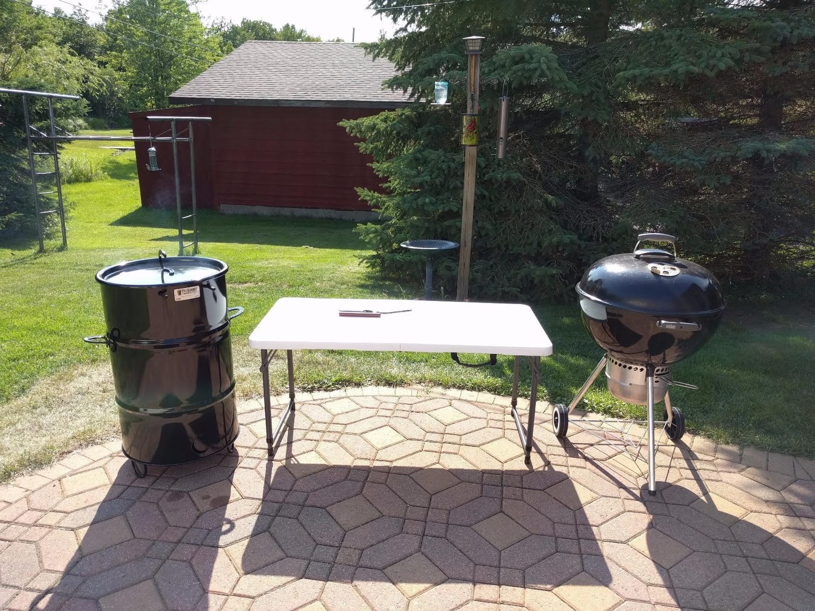 Pit Barrel Cooker XL Package 22.5 Inch Drum Smoker | Porcelain Coated Steel Drum BBQ Grill, 16 Stainless Steel Hooks, 3 Hanging Rods customer photo 2
