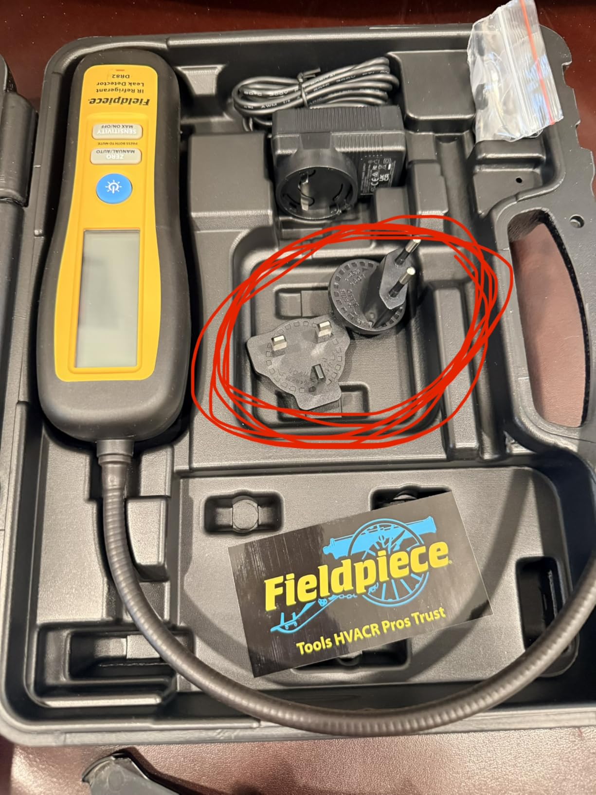 Fieldpiece - DR82 Infrared Refrigerant Leak Detector - Ultra-Sensitive Leak Sniffer with Large, Backlite LCD Screen - Lightweight HVAC Tool customer photo 2