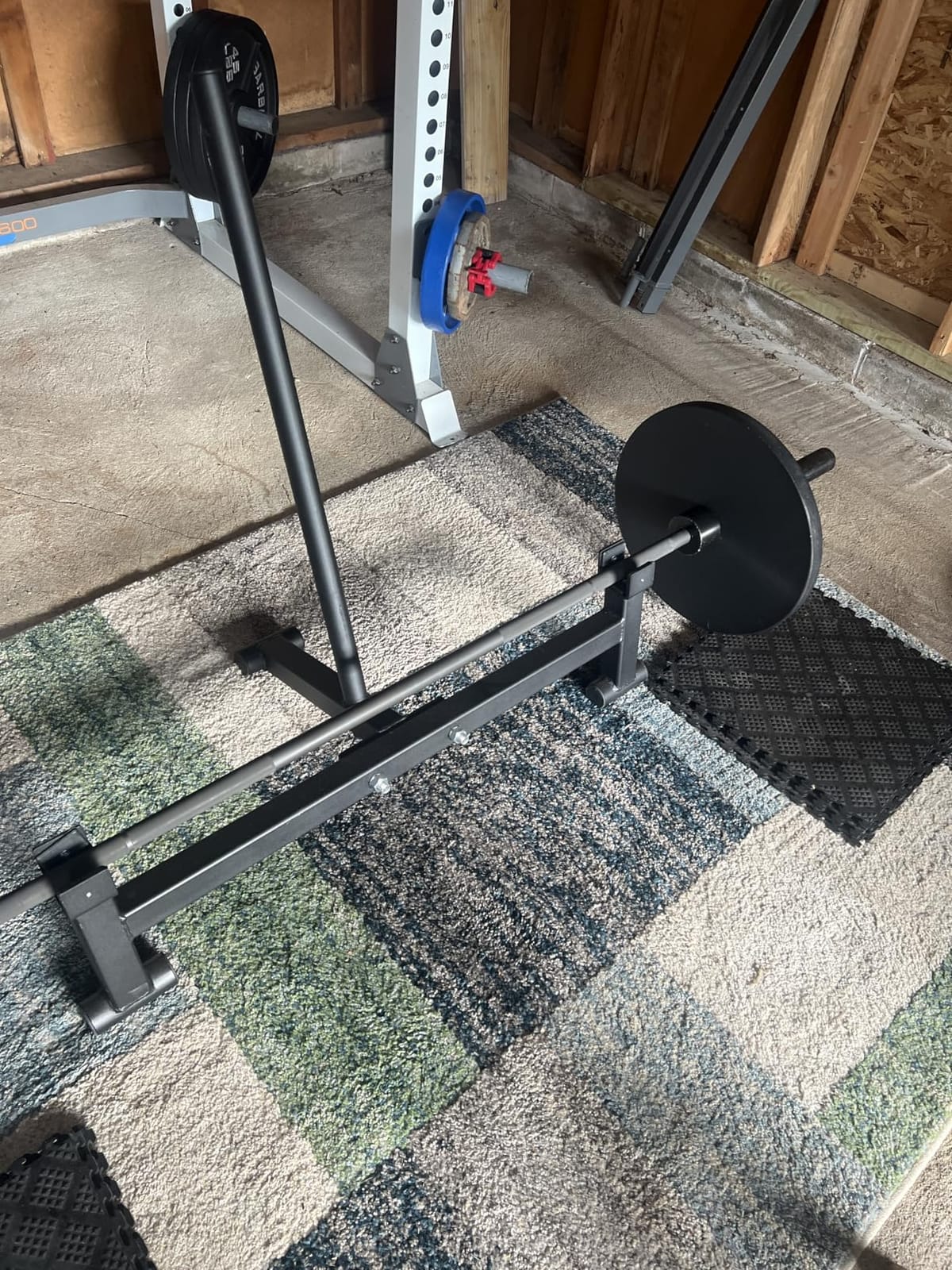 Titan Fitness Full Deadlift Barbell Jack Stand, 2000 LB Capacity, Elevated Lift for Easy Loading and Unloading Barbell Weight Plates, Weight Training, Deadlift Exercises, Powerlifting, Home Gym customer photo 2