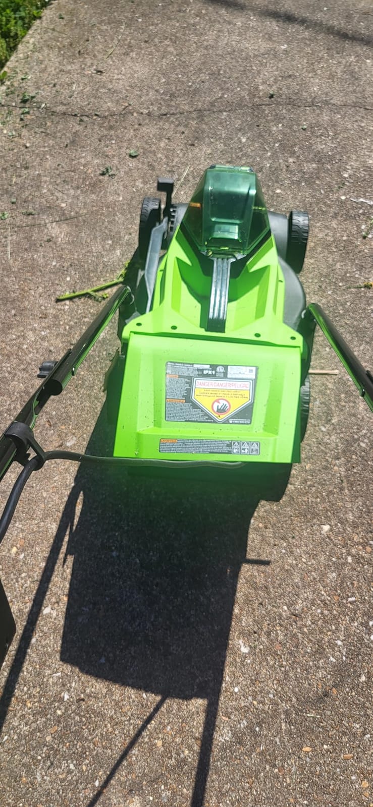 Greenworks 24V 13in Push Lawn Mower, 4.0 Ah Battery and Charger customer photo 2
