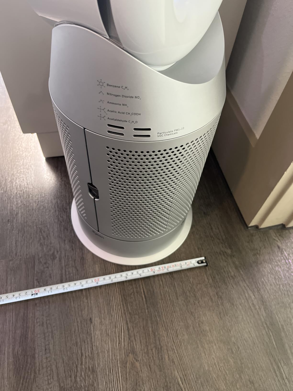 Dyson Purifier Hot+Cool HP07 Air Purifier, Heater, and Fan | White/Silver, Large customer photo 1