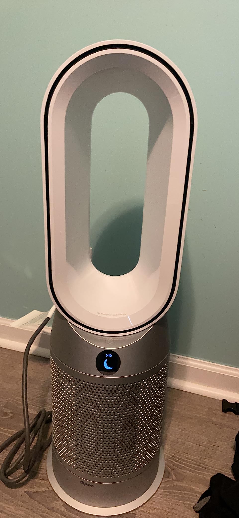 Dyson Purifier Hot+Cool HP07 Air Purifier, Heater, and Fan | White/Silver, Large customer photo 2