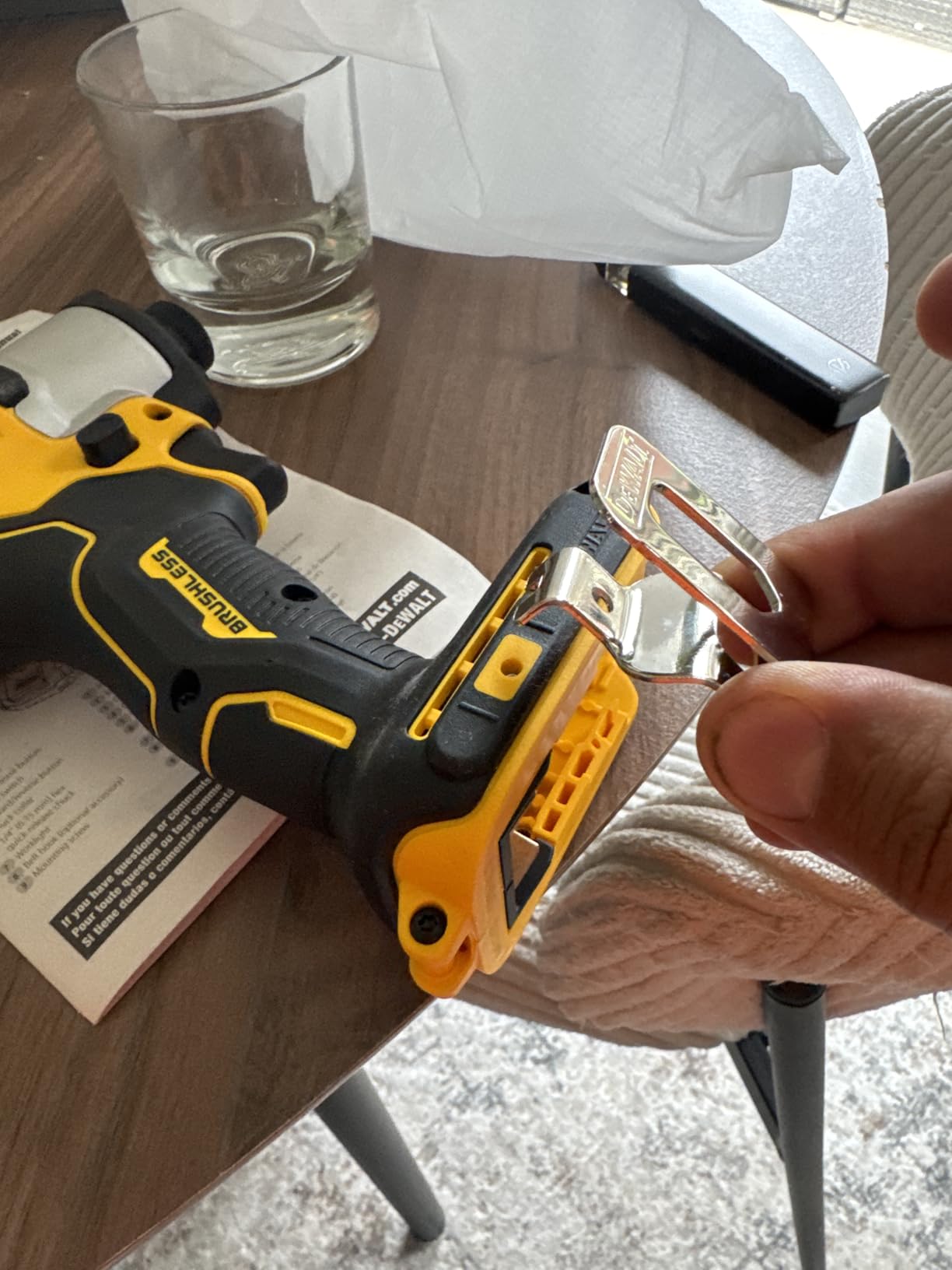 DEWALT 20V MAX* 1/4 in. Brushless Cordless Impact Driver (Tool Only) (DCF840B) customer photo 1