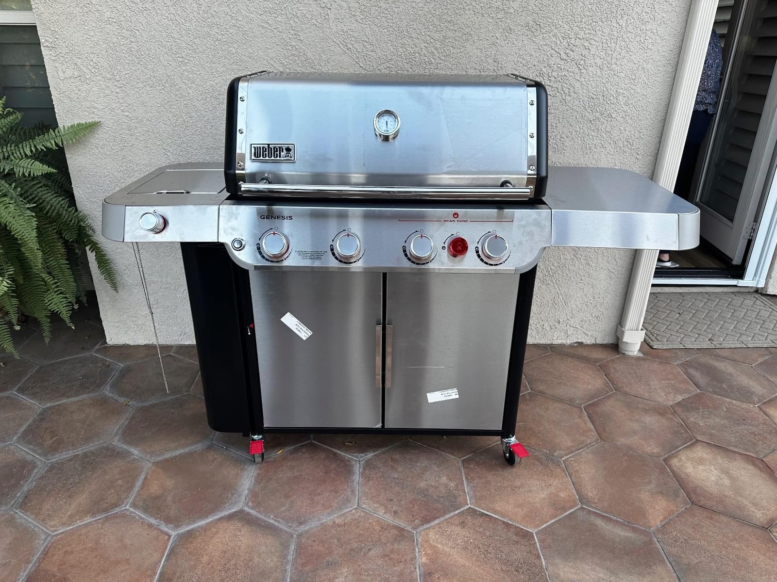 Weber Genesis S-435 Gas Grill, 4 PureBlu Burners, Stainless Steel, Propane customer photo 1