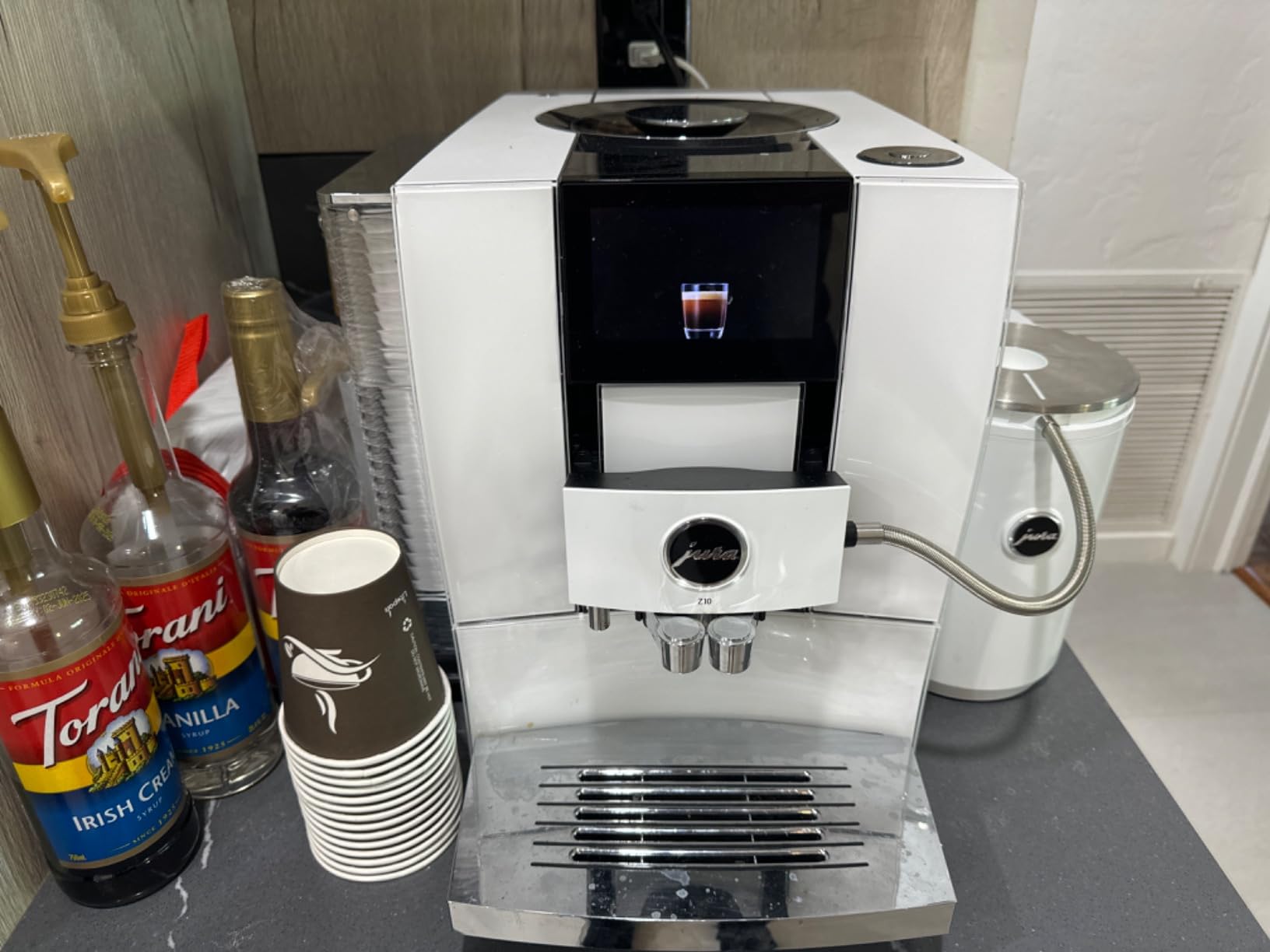 Jura Z10 Diamond Black Automatic Coffee Machine customer photo 1