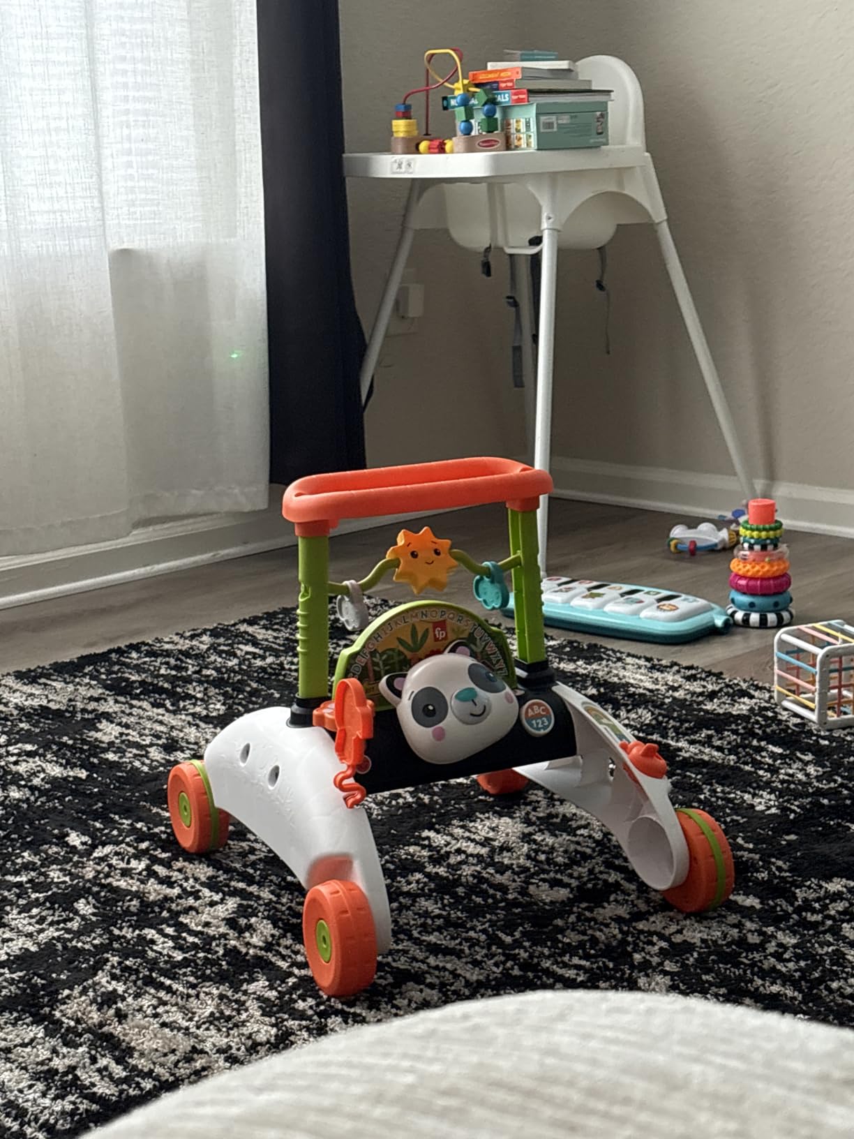 Fisher-Price 2-Sided Steady Speed Panda Walker Musical Push Toy customer photo 1