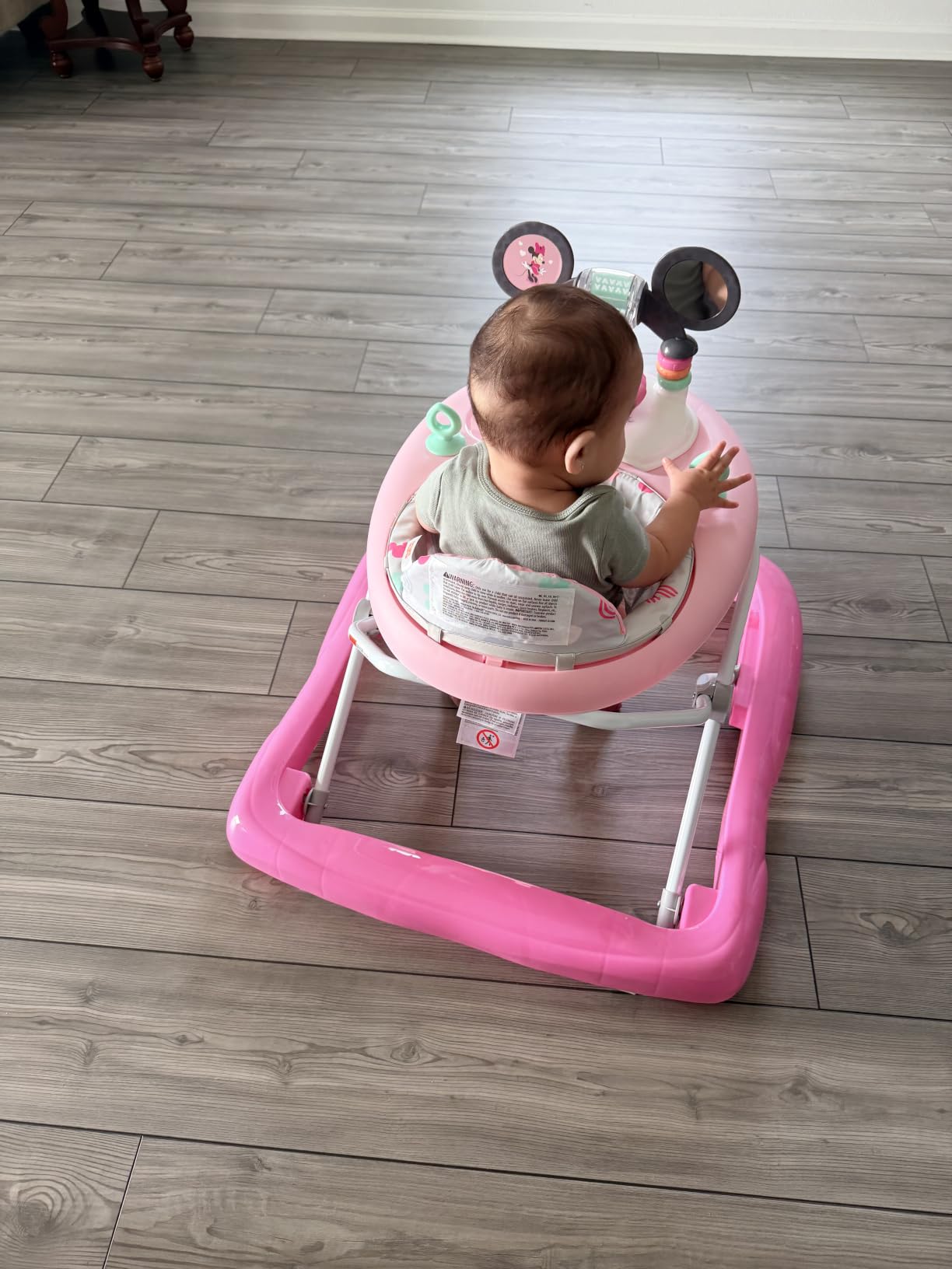 Bright Starts Disney Baby Mickey Mouse Original Bestie 2-in-1 Baby Activity Walker customer photo 1