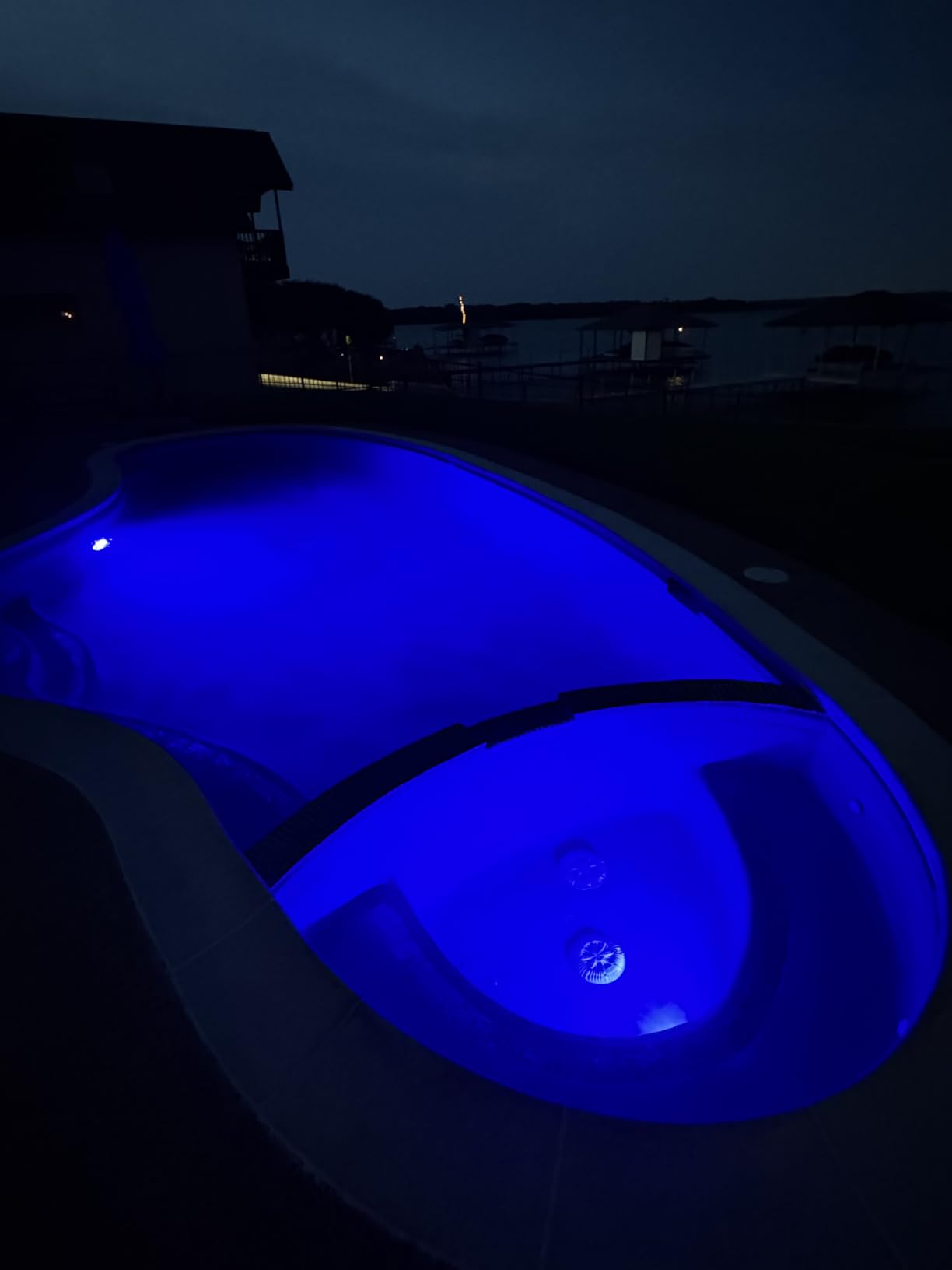 PN01DC LED Inground Pool Lighting System RGBW Color Change 10 Inch 50W, Remote/App Control, 120V AC, 100 Feet Cord customer photo 2