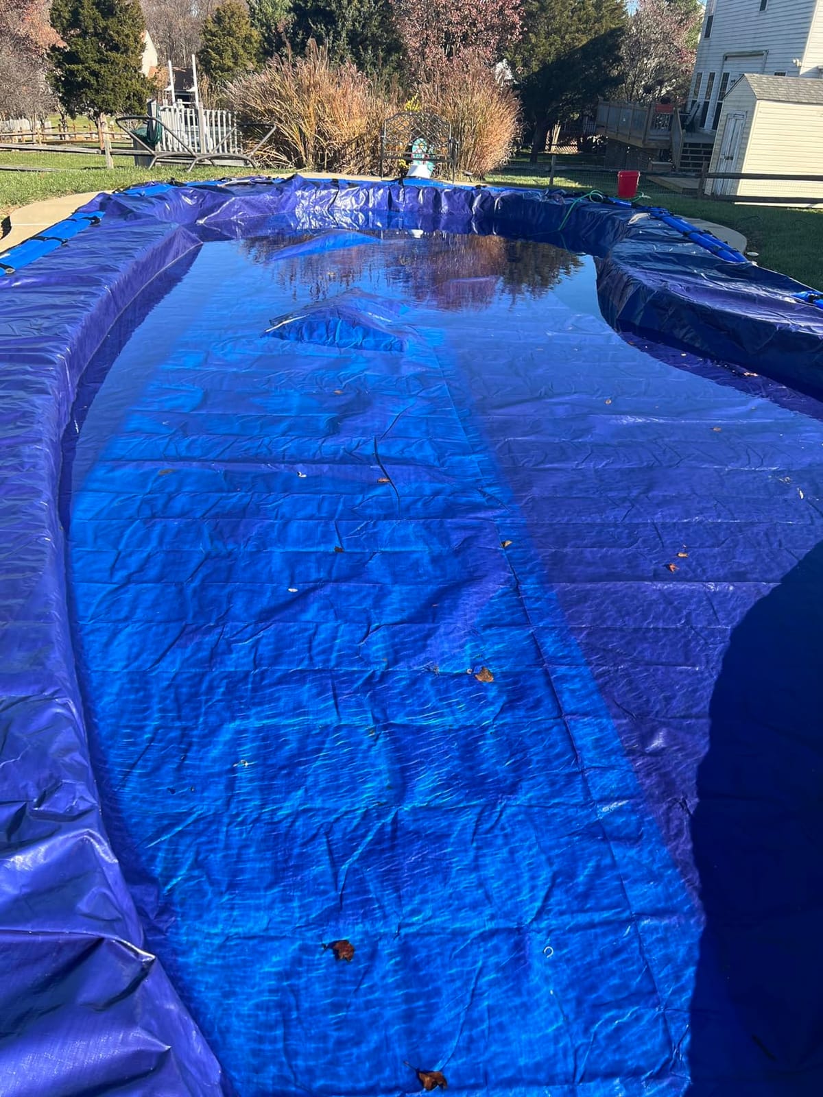 Yankee Pool Cover for 20x40 ft Rectangular Pool: Extra Thick & Durable | Sapphire Series of Premium Cold- and UV-Resistant In-Ground Pool Protection customer photo 1