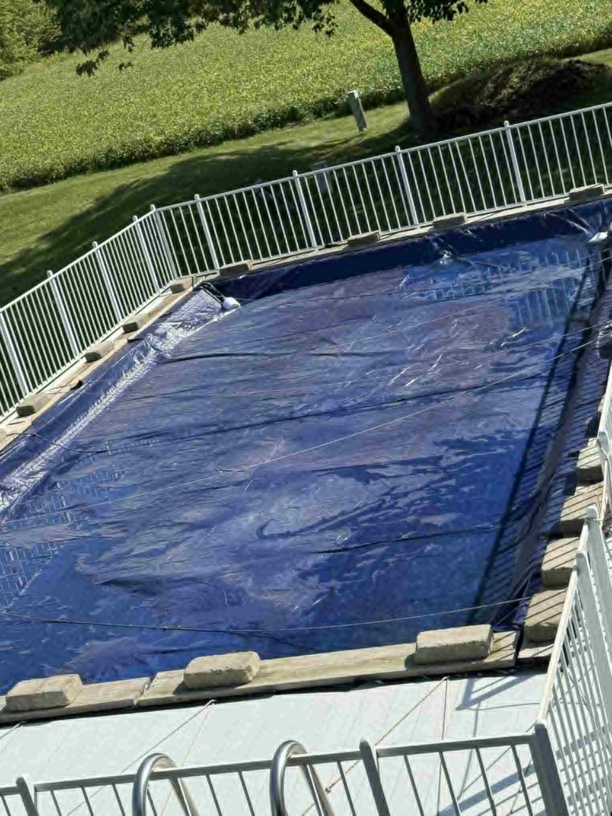 Yankee Pool Cover for 20x40 ft Rectangular Pool: Extra Thick & Durable | Sapphire Series of Premium Cold- and UV-Resistant In-Ground Pool Protection customer photo 2