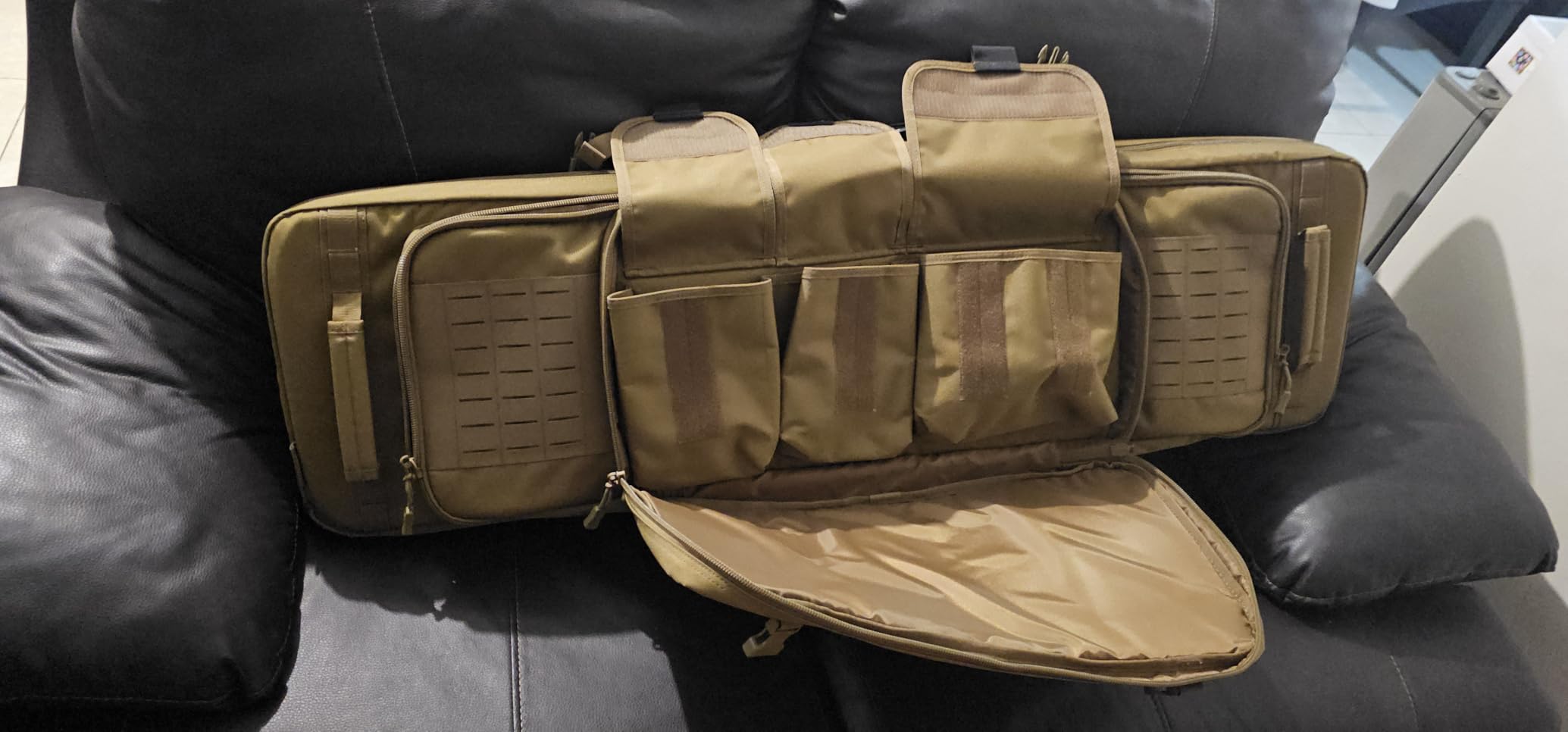 Savior Equipment Specialist Series Tactical Double Long Gun Bag Case Backpack 4 Pistol Handgun Storage, Lockable Zippers, Padded Drag Handles customer photo 1