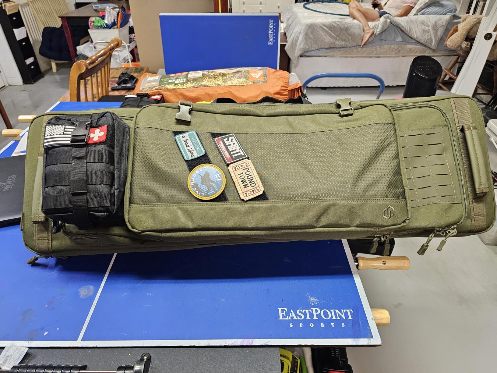 Savior Equipment Specialist Series Tactical Double Long Gun Bag Case Backpack 4 Pistol Handgun Storage, Lockable Zippers, Padded Drag Handles customer photo 2