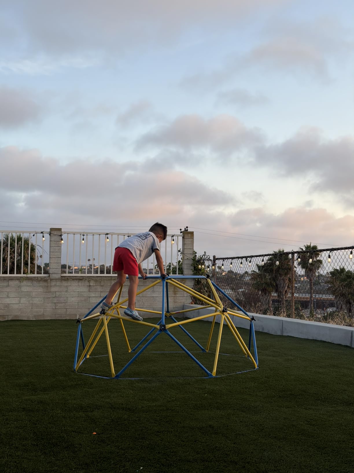 Climbing Dome Jungle Gym 6ft Outdoor Playset Kids Playground Equipment customer photo 1