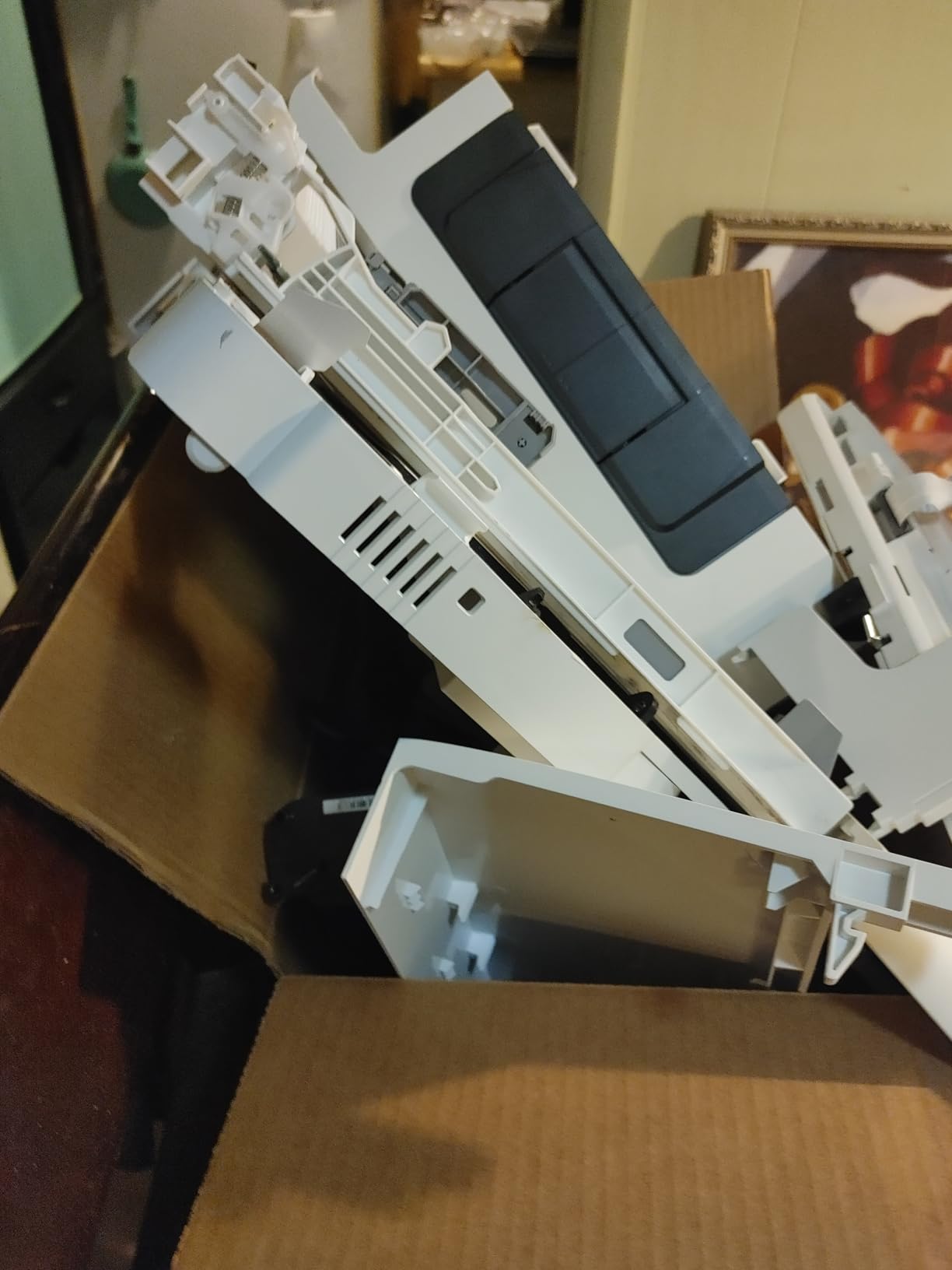 Laserjet Pro MFP 4101fdw Wireless Black & White All-in-One Laser Printer, Scanner, Copier, Fax, Best-for-Office (2Z619F) customer photo 2
