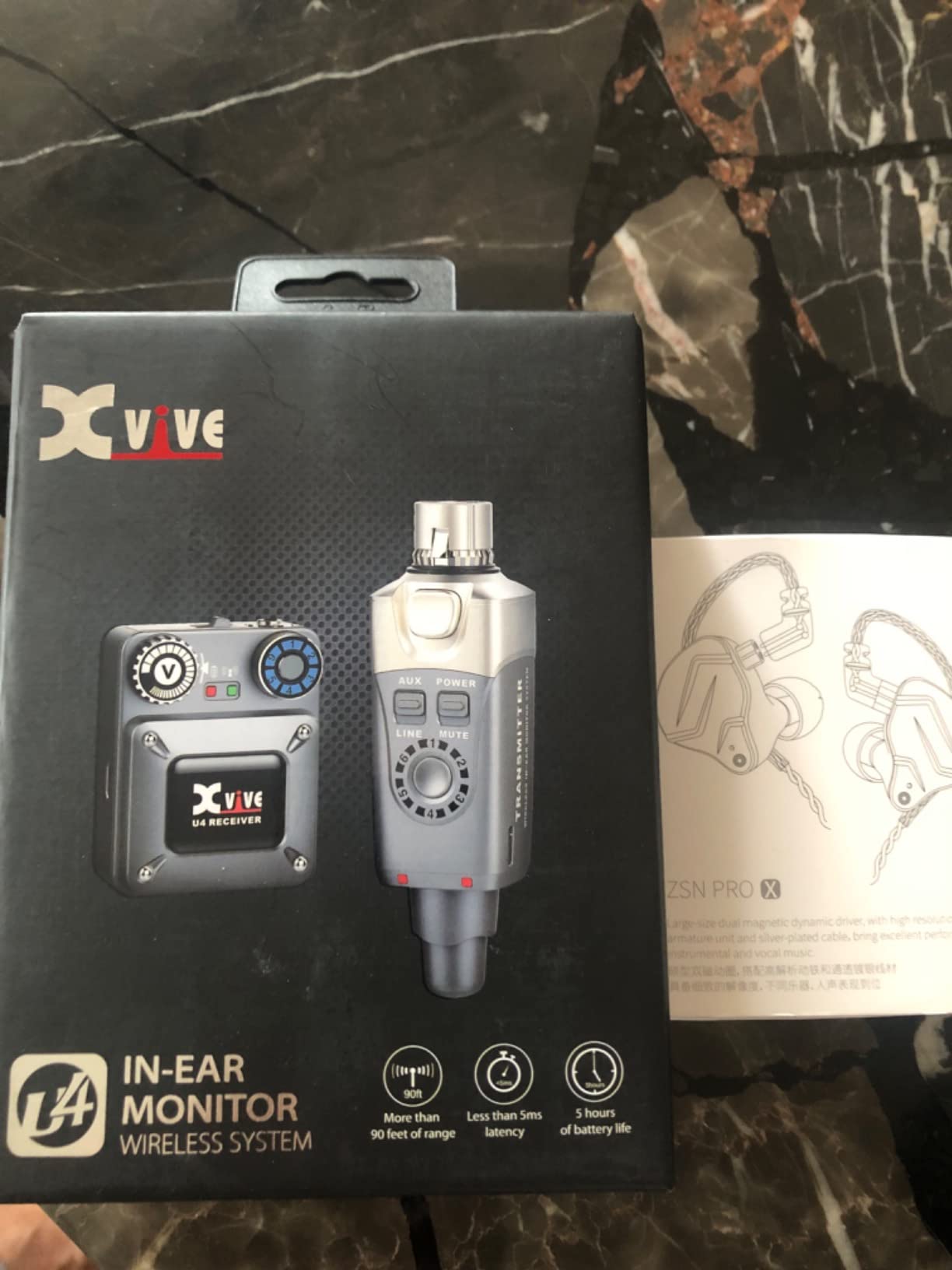 Xvive U4 Wireless in-Ear Monitor System Set customer photo 2