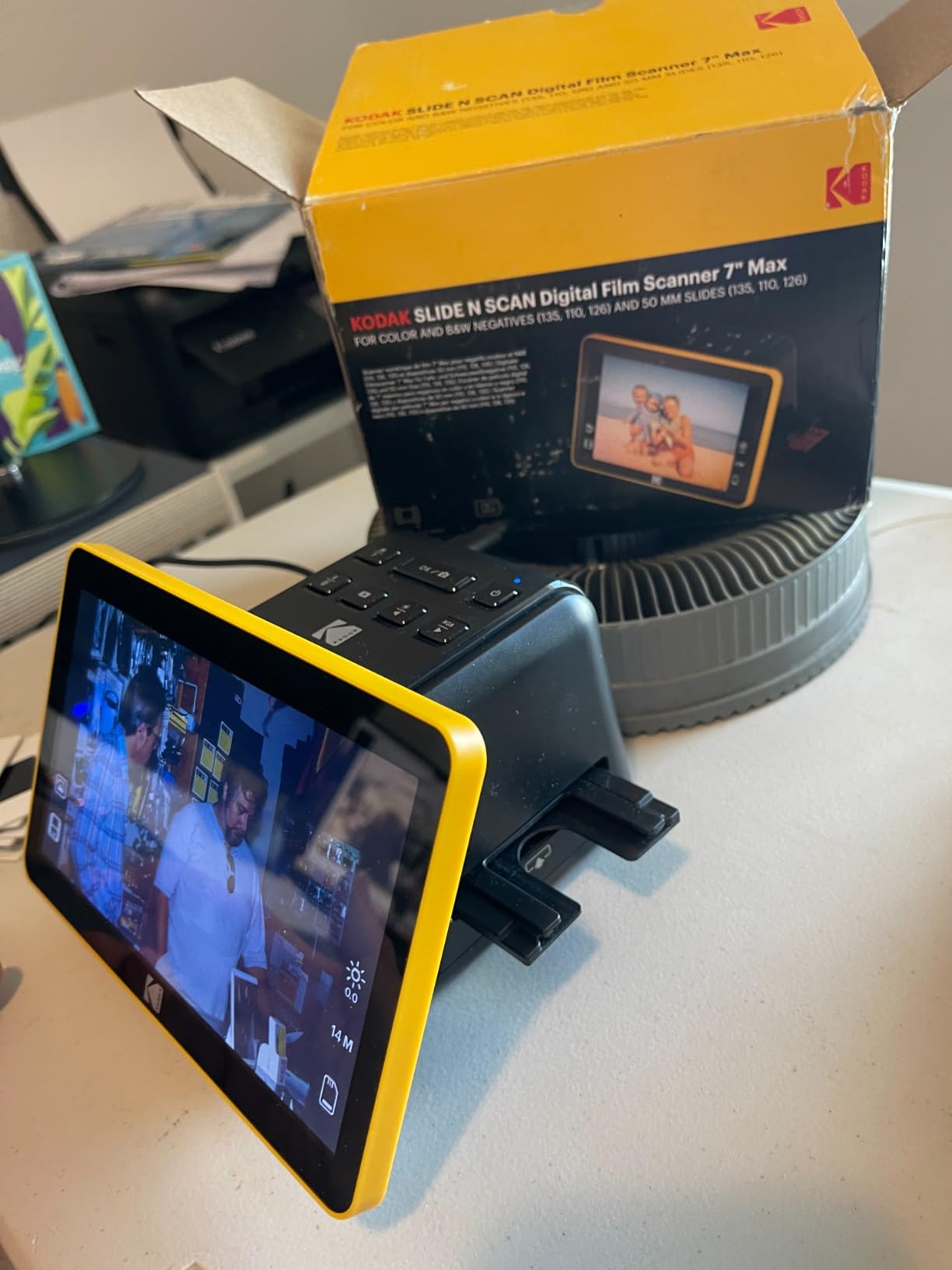 KODAK Slide N Scan Max Negative & Slide Scanner, 22MP, 7