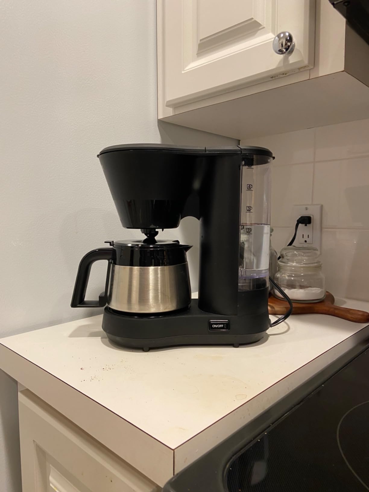 Cuisinart 5-Cup Coffee Maker with Stainless Steel Carafe, Coffee Machine with Removable Water Reservoir, Charcoal Water Filter, 30-Minute Keep Warm, and Brew Pause, DCC-5570NAS, Stainless Steel customer photo 2