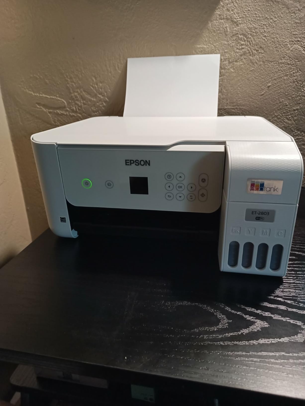 EcoTank ET-2803 Wireless Color All-in-One Supertank Printer | Cartridge-free print, scan, copy; up to 10 ppm, borderless photo printing, AirPrint; ideal for home and everyday use customer photo 1