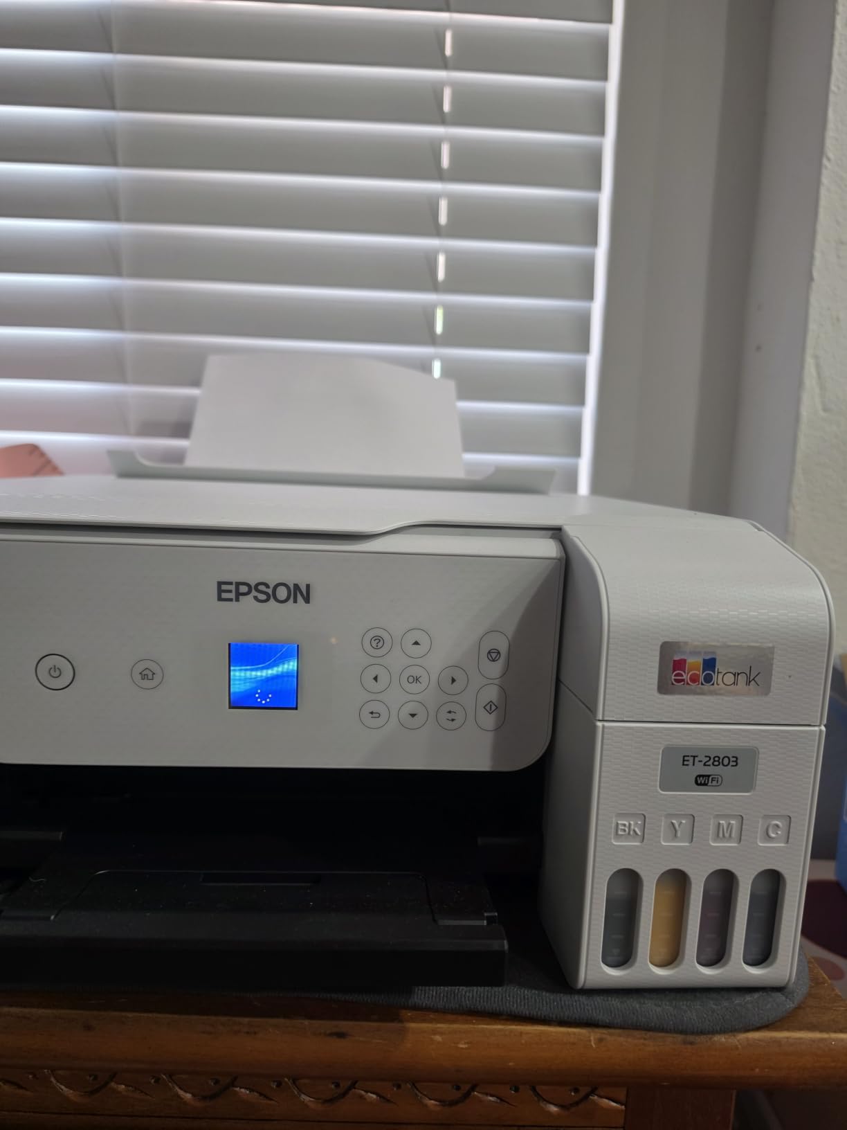 EcoTank ET-2803 Wireless Color All-in-One Supertank Printer | Cartridge-free print, scan, copy; up to 10 ppm, borderless photo printing, AirPrint; ideal for home and everyday use customer photo 2