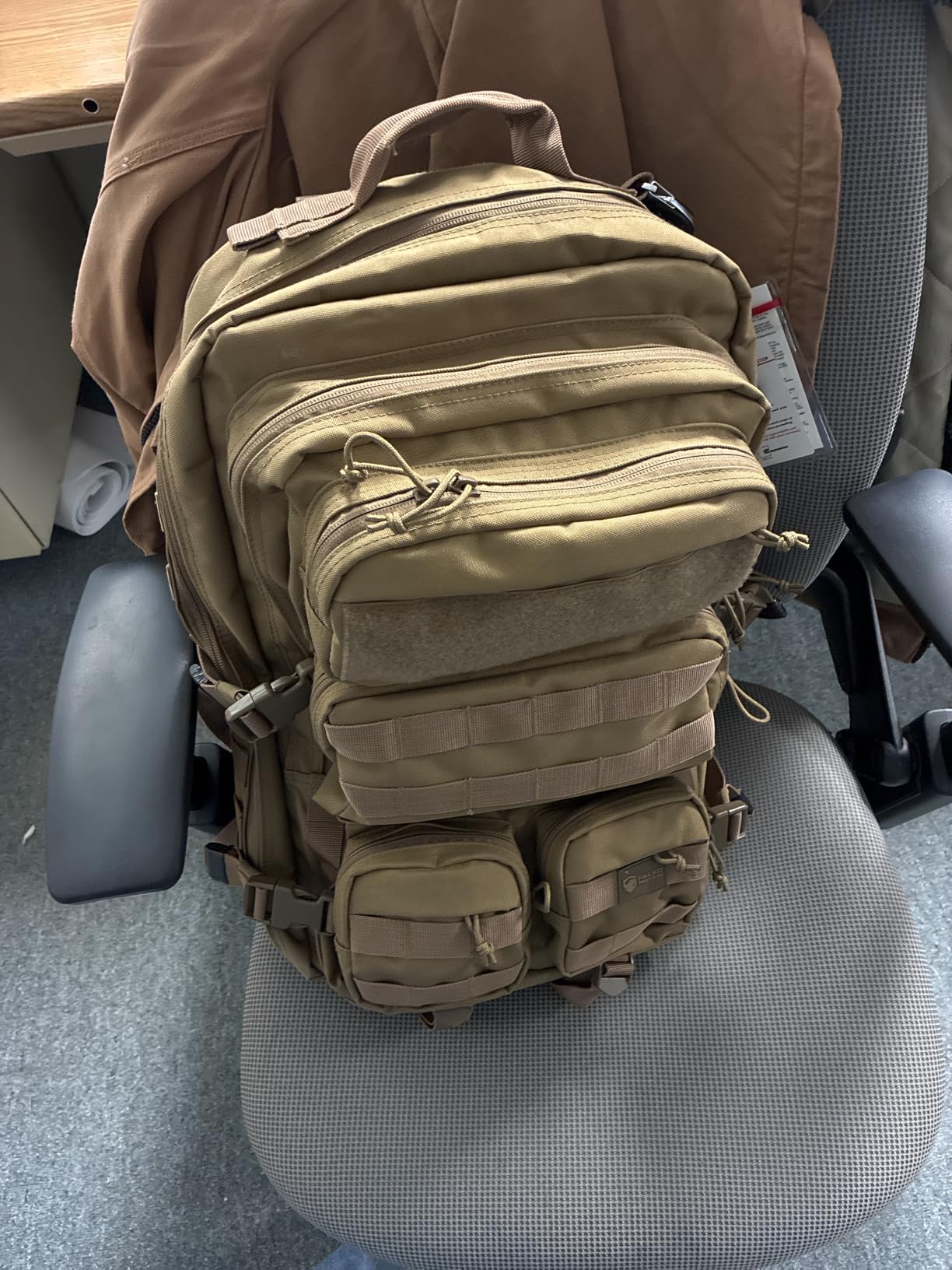 Falko Tactical Backpack for Men and Women 50L Backpack 2.4x Stronger Large Military Molle Rucksack, Bugout Backpack Outdoors customer photo 2