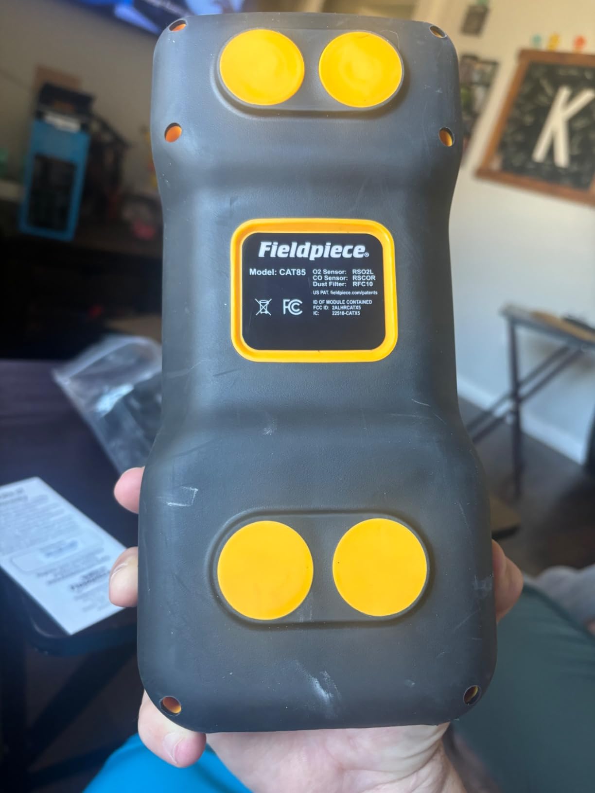 Fieldpiece CAT85 - Combustion Analyzer with Live Draft and Built-in Monometer customer photo 1