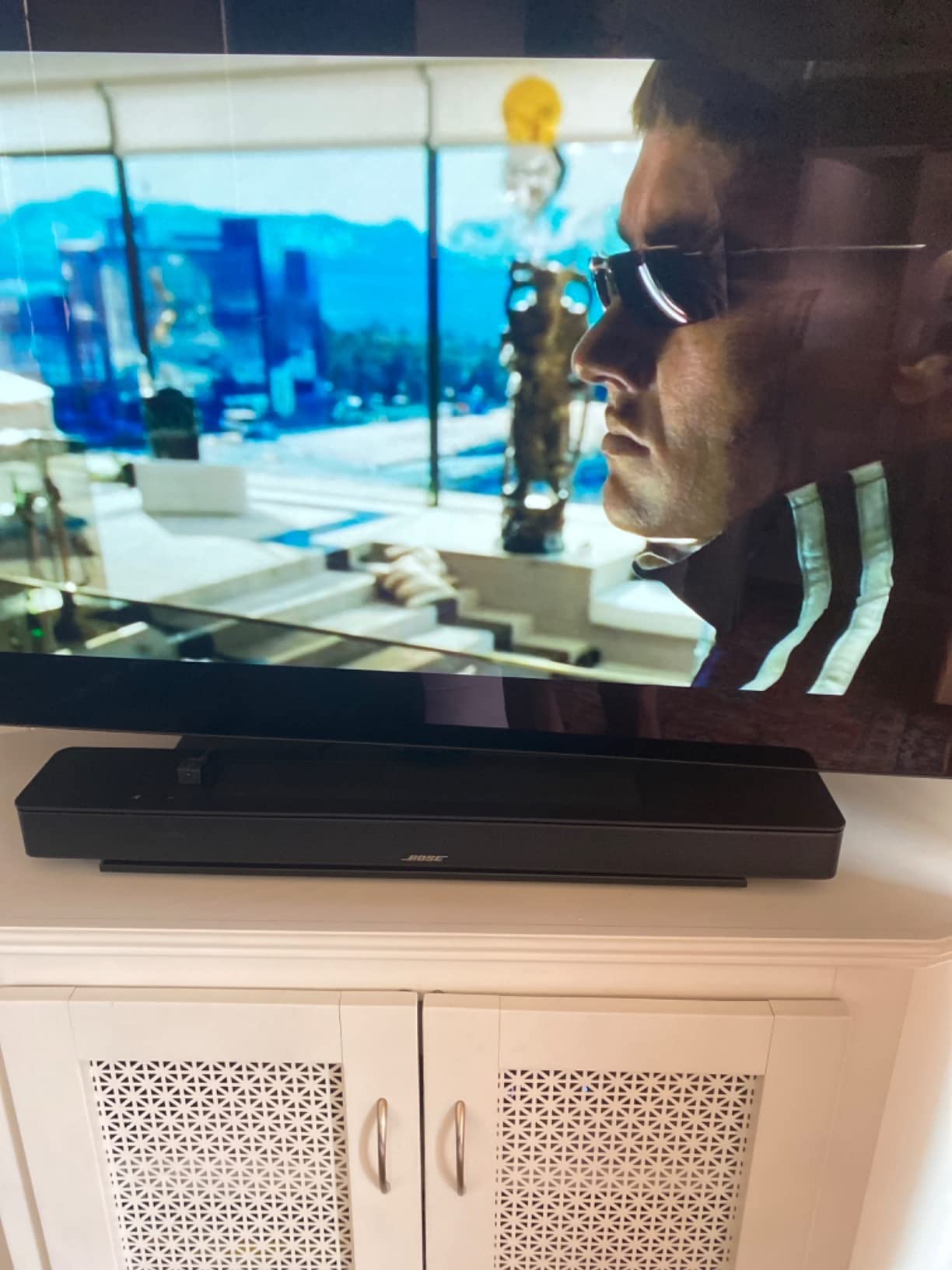 Bose Smart Soundbar 600 Dolby Atmos Home Theater Soundbar with Bass Module 500 Subwoofer Bundle customer photo 1