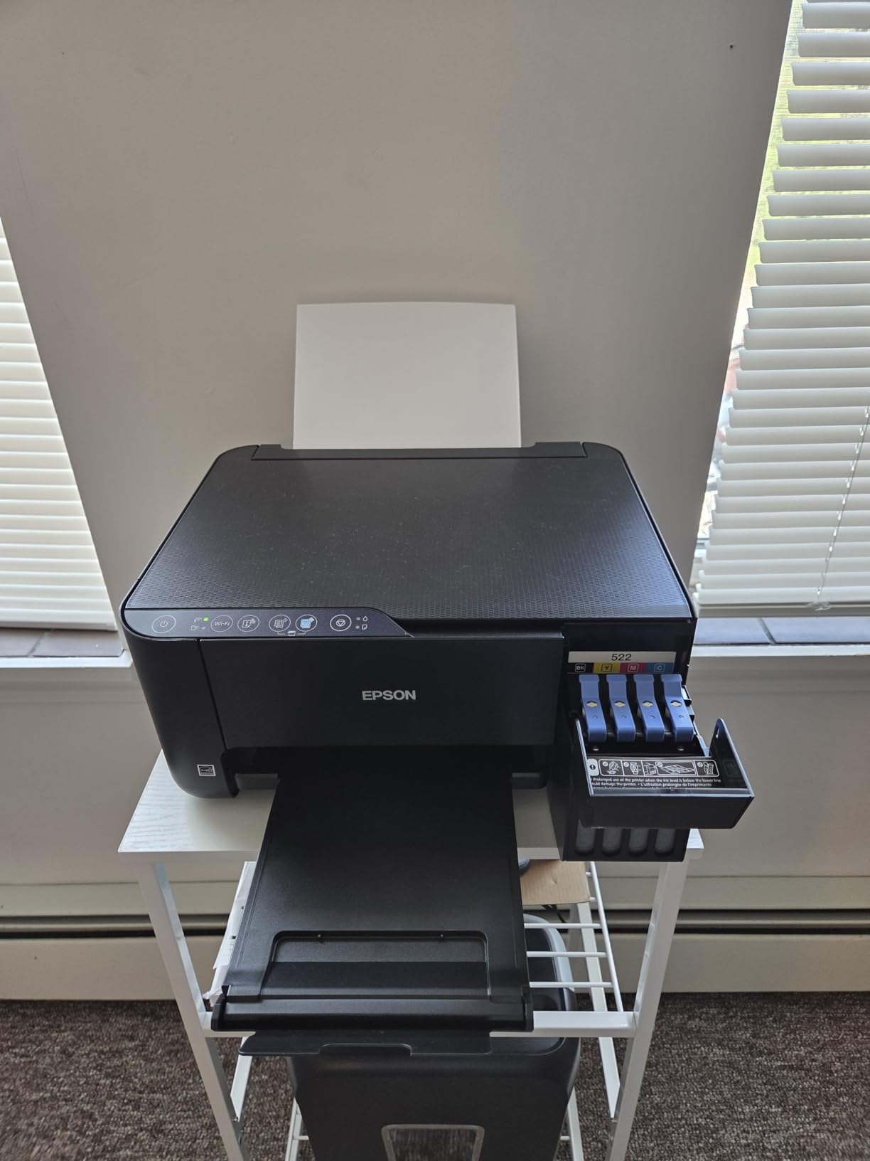EcoTank ET-2400 Wireless Color All-in-One Supertank Printer | Cartridge-free print, scan, copy; up to 10 ppm, borderless photo printing; ideal for home and everyday use customer photo 2